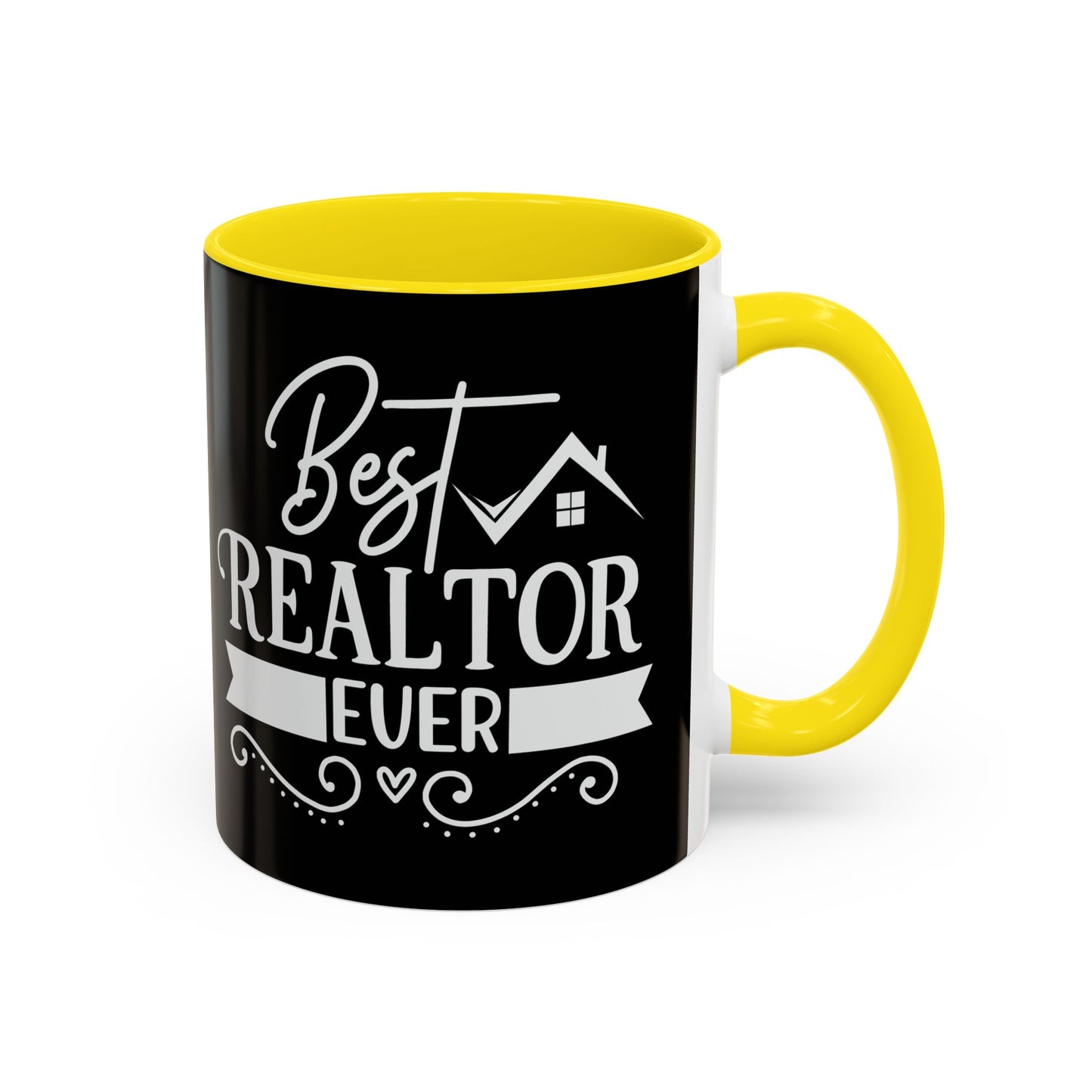 Best Realtor Ever Accent Coffee Mug (11, 15oz)