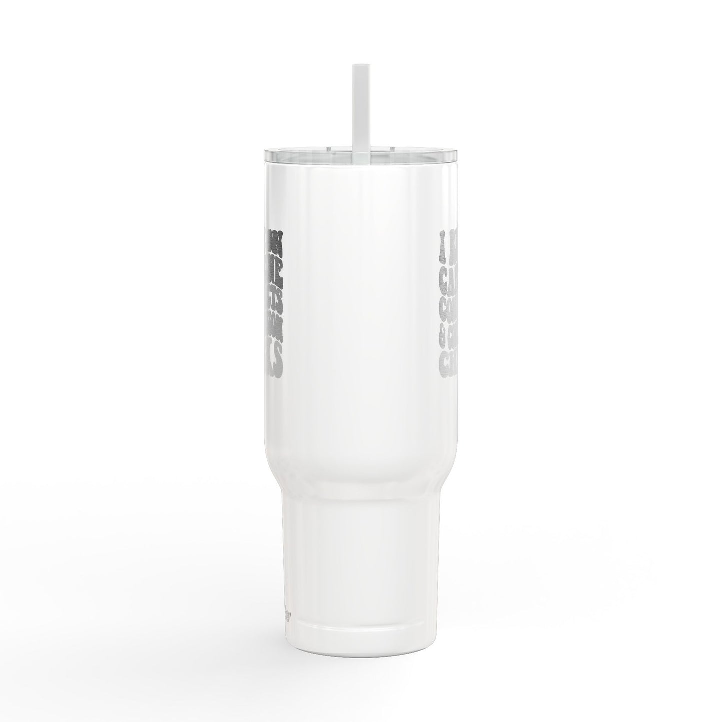 Caffeine, Contracts & Commission Checks Tumbler – 40 oz Stainless Steel Mug for Realtors