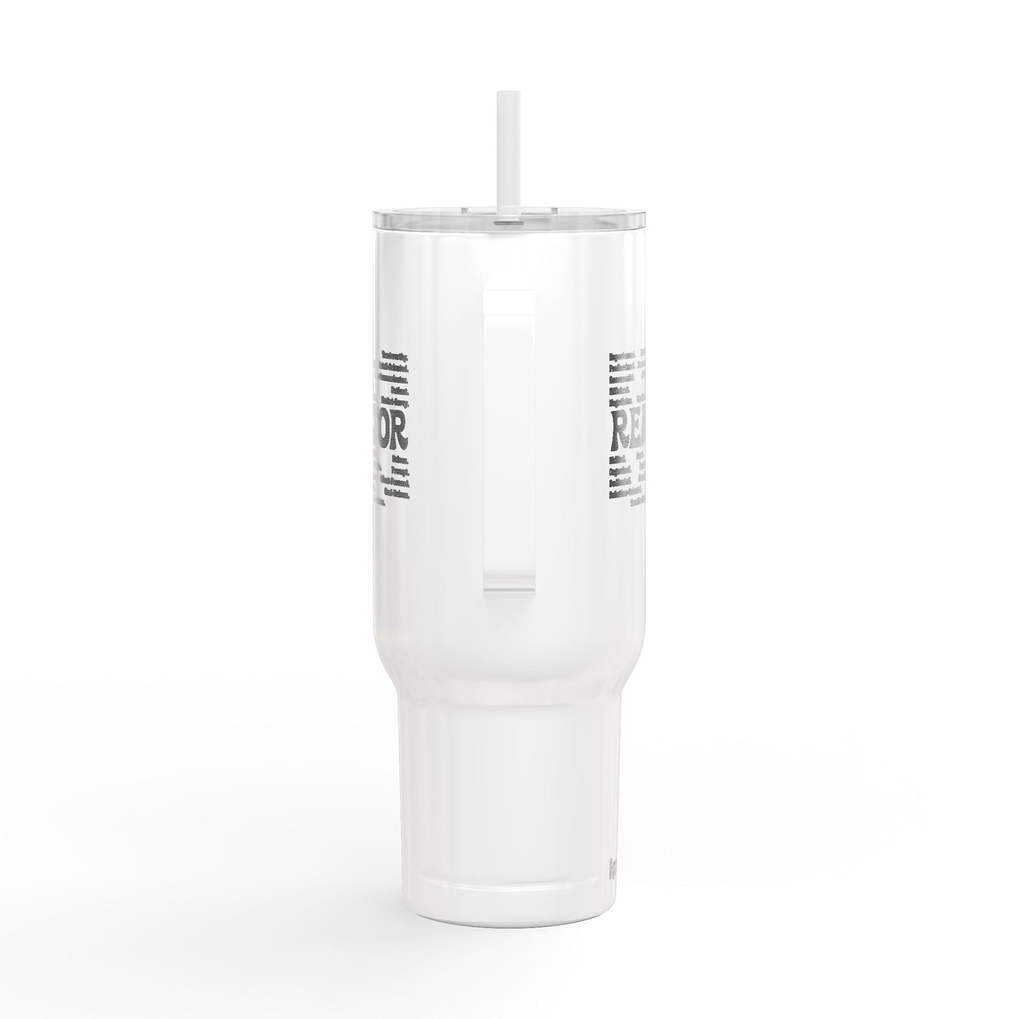 REALTOR Word Cloud Tumbler – 40 oz Stainless Steel Mug for Real Estate Agents