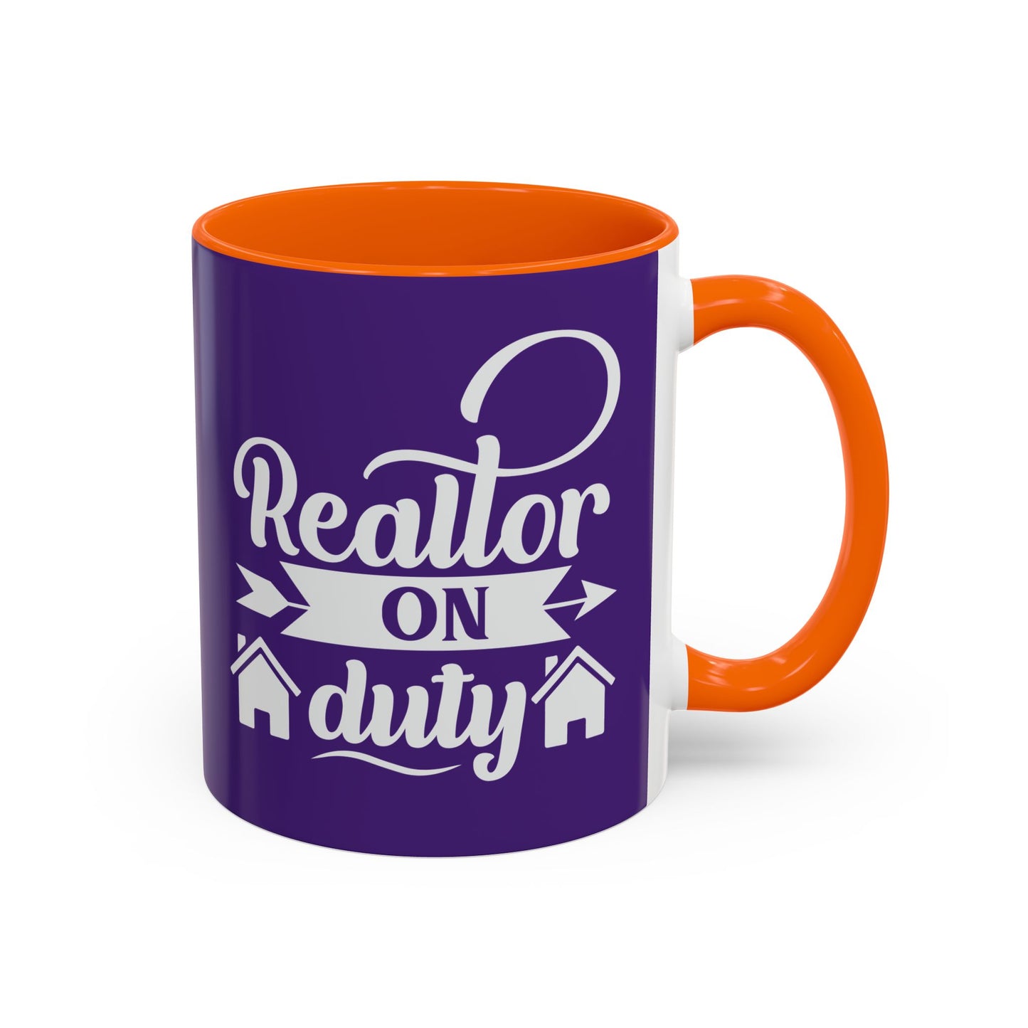 Realtor On Duty Accent Coffee Mug (11, 15oz)