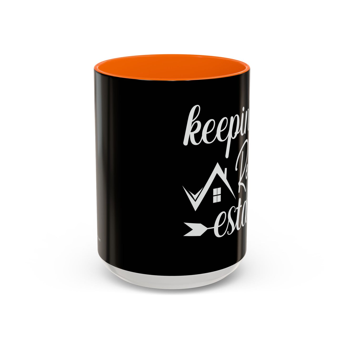 Keeping It Real Estate Realtor Accent Coffee Mug (11, 15oz)