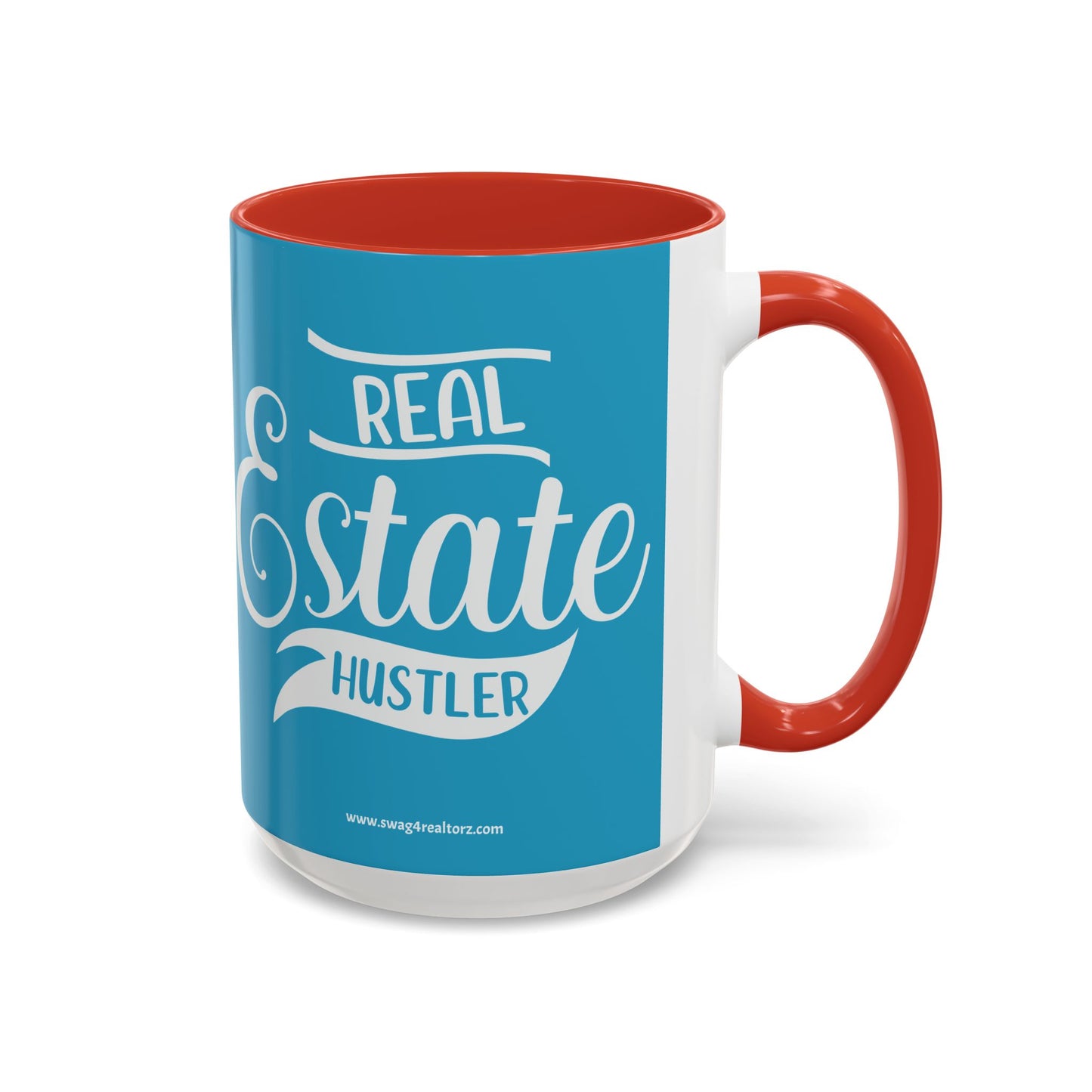 Real Estate Hustler Realtor Accent Coffee Mug (11, 15oz)