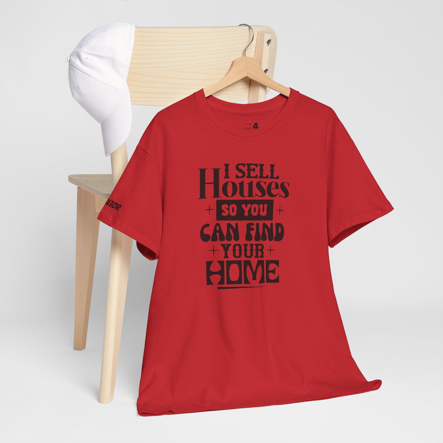 I Sell Houses Unisex Heavy Cotton Tee - Perfect Gift for Real Estate Agents!