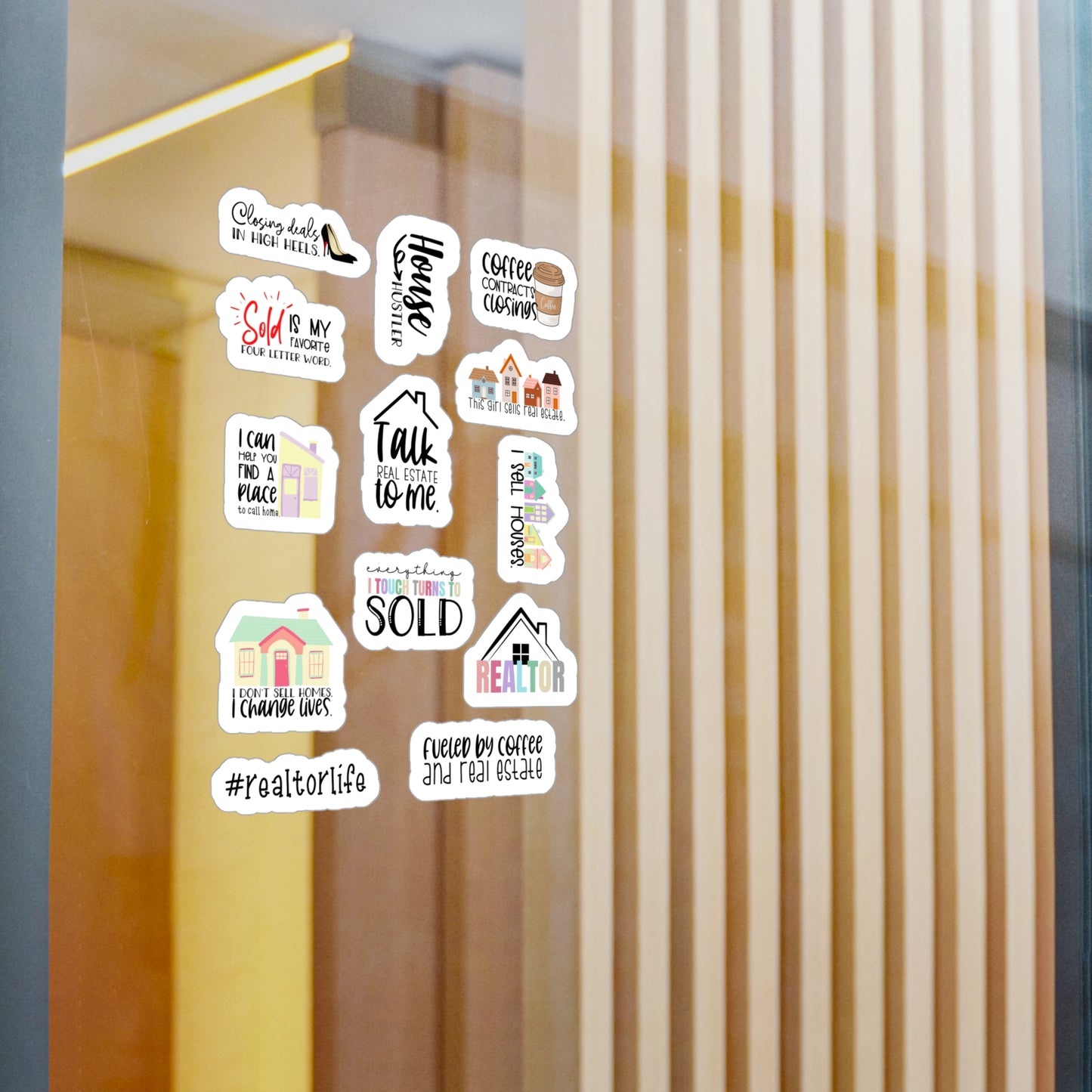 Realtor Vinyl Sticker Pack β Closings, Coffee & Cutie Closers βπ‘π