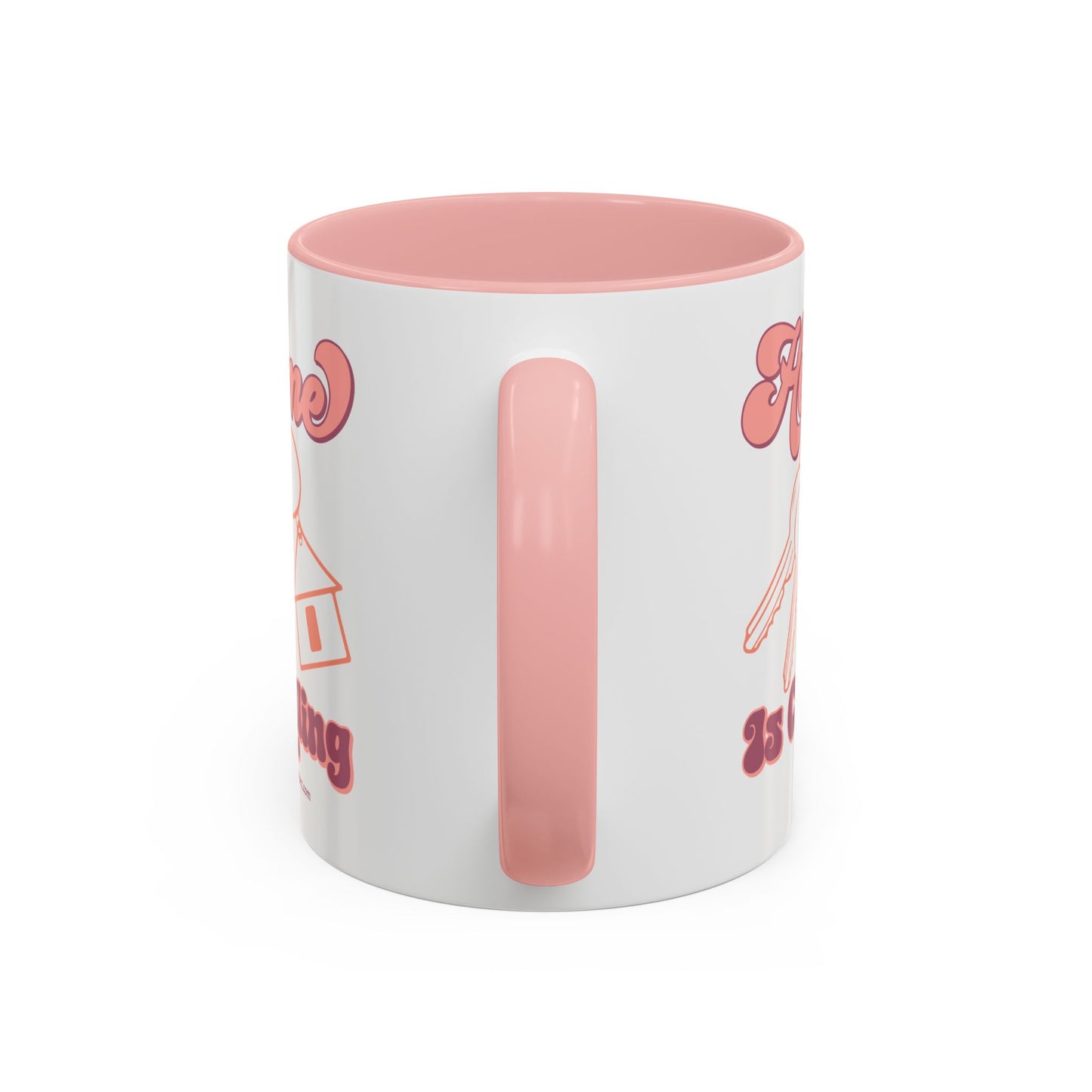 Home Is Calling Realtor Accent Coffee Mug (11, 15oz)