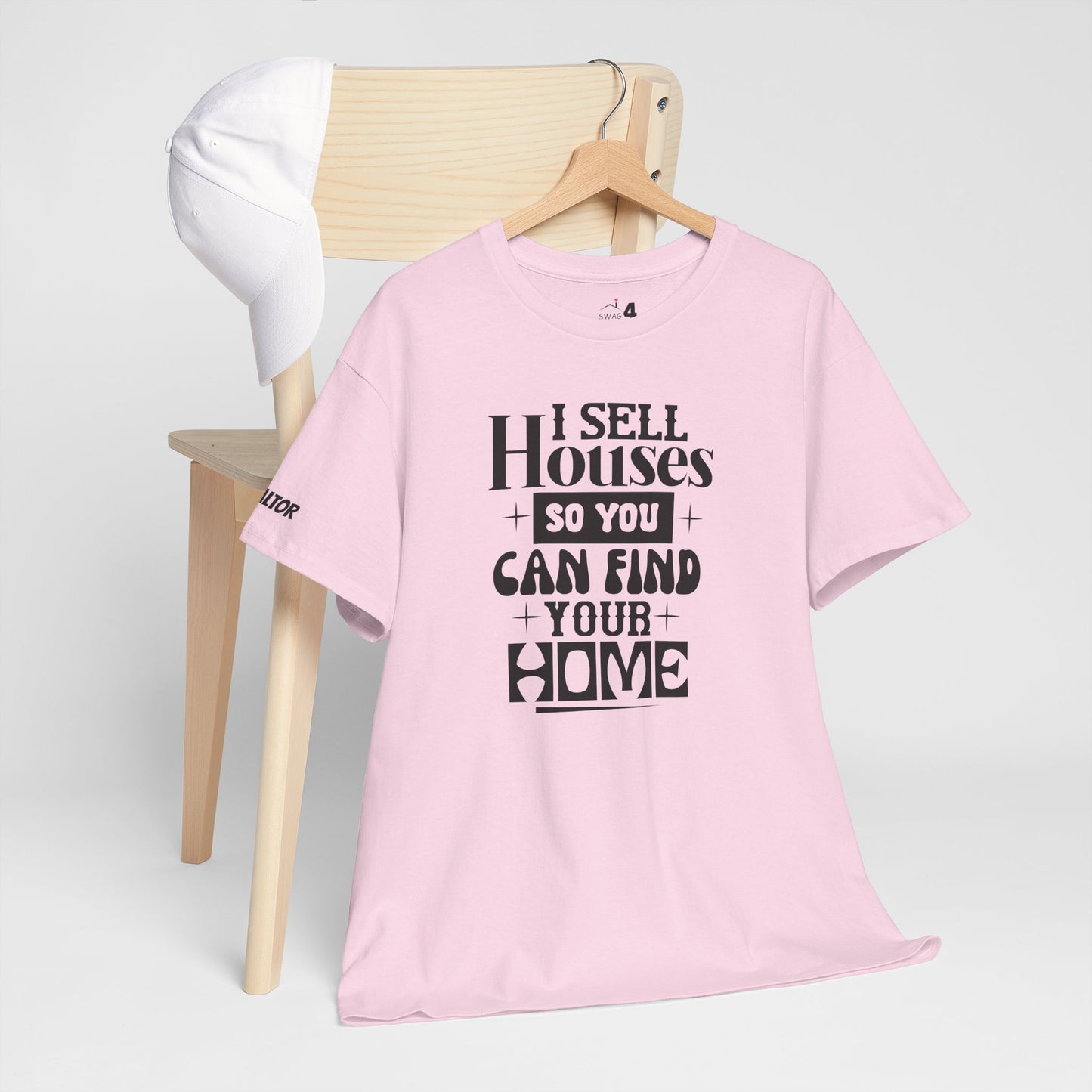 I Sell Houses Unisex Heavy Cotton Tee - Perfect Gift for Real Estate Agents!