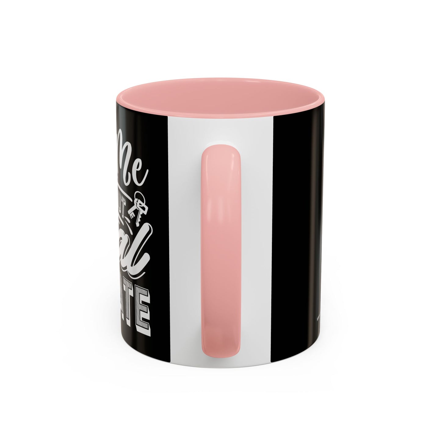 Ask Me About Real Estate Realtor Accent Coffee Mug (11, 15oz)
