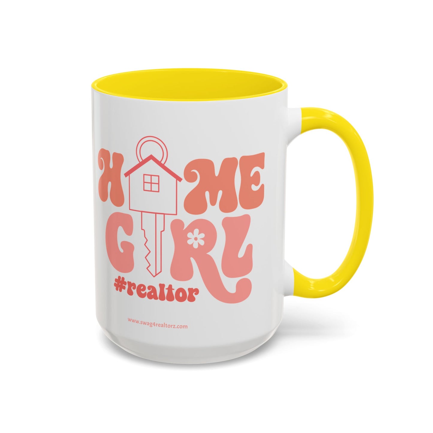 Home Girl Realtor Accent Coffee Mug (11, 15oz)