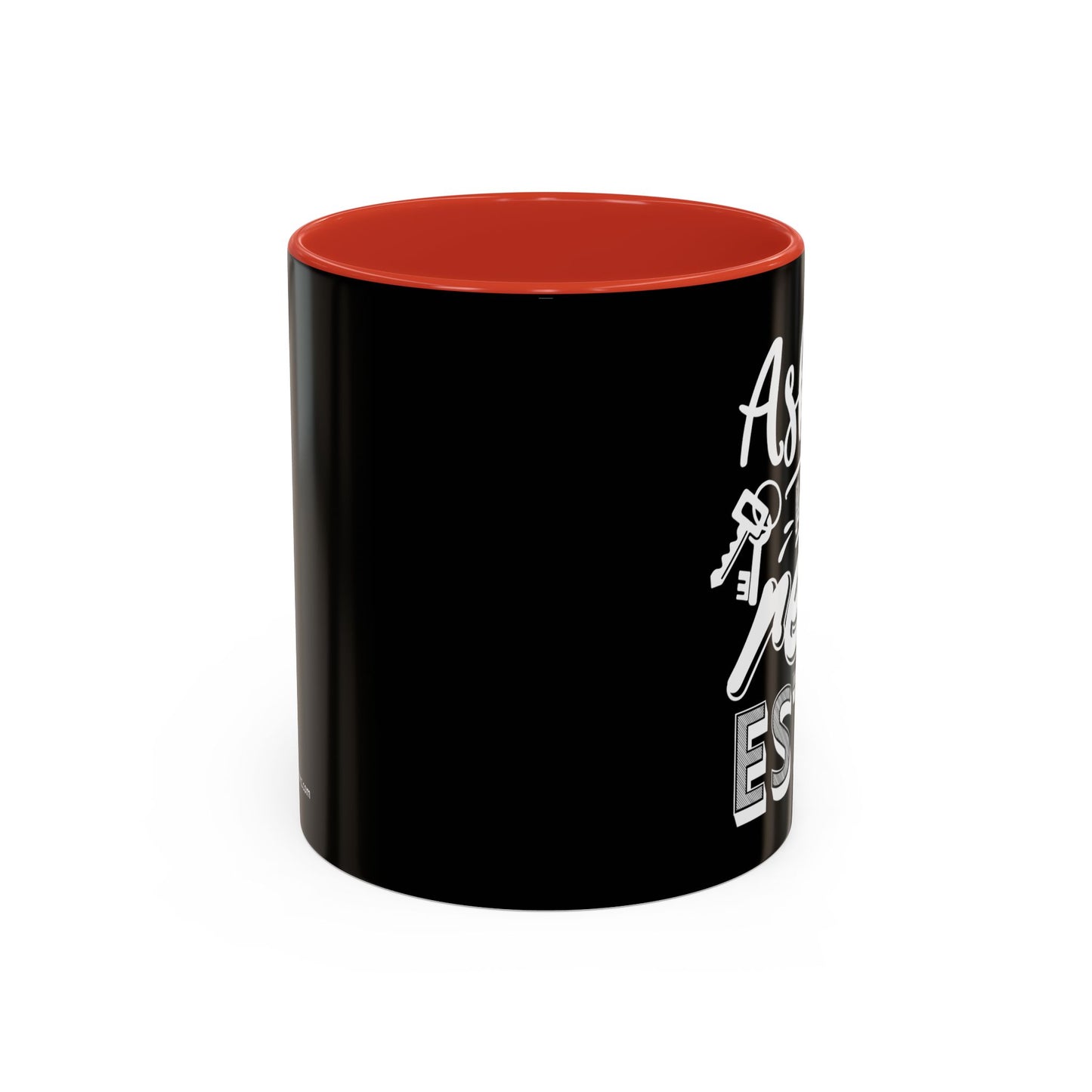 Ask Me About Real Estate Realtor Accent Coffee Mug (11, 15oz)
