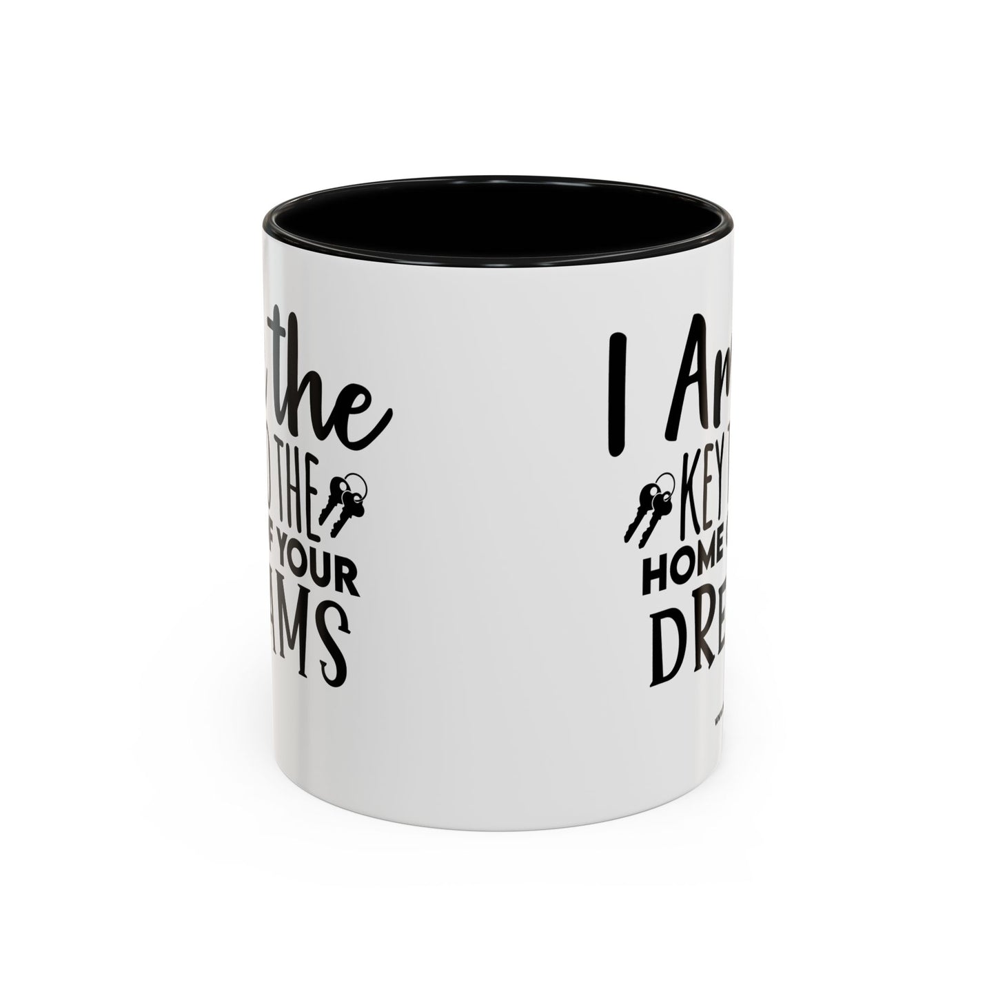 I Am The Key Realtor Accent Coffee Mug (11, 15oz)
