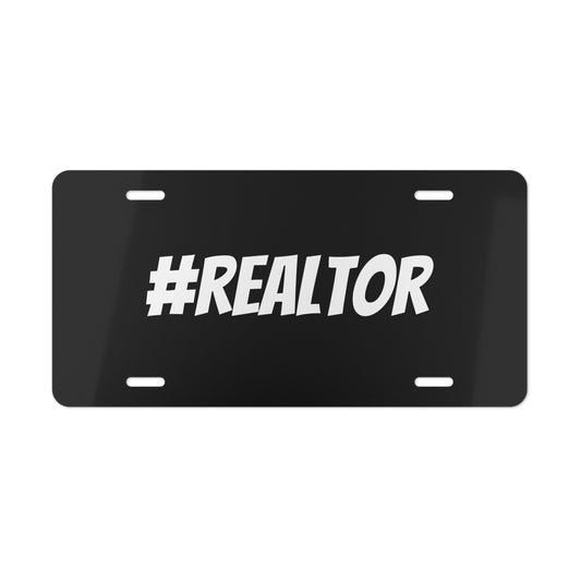 #REALTOR License Plate – Because Even Your Car Closes Deals