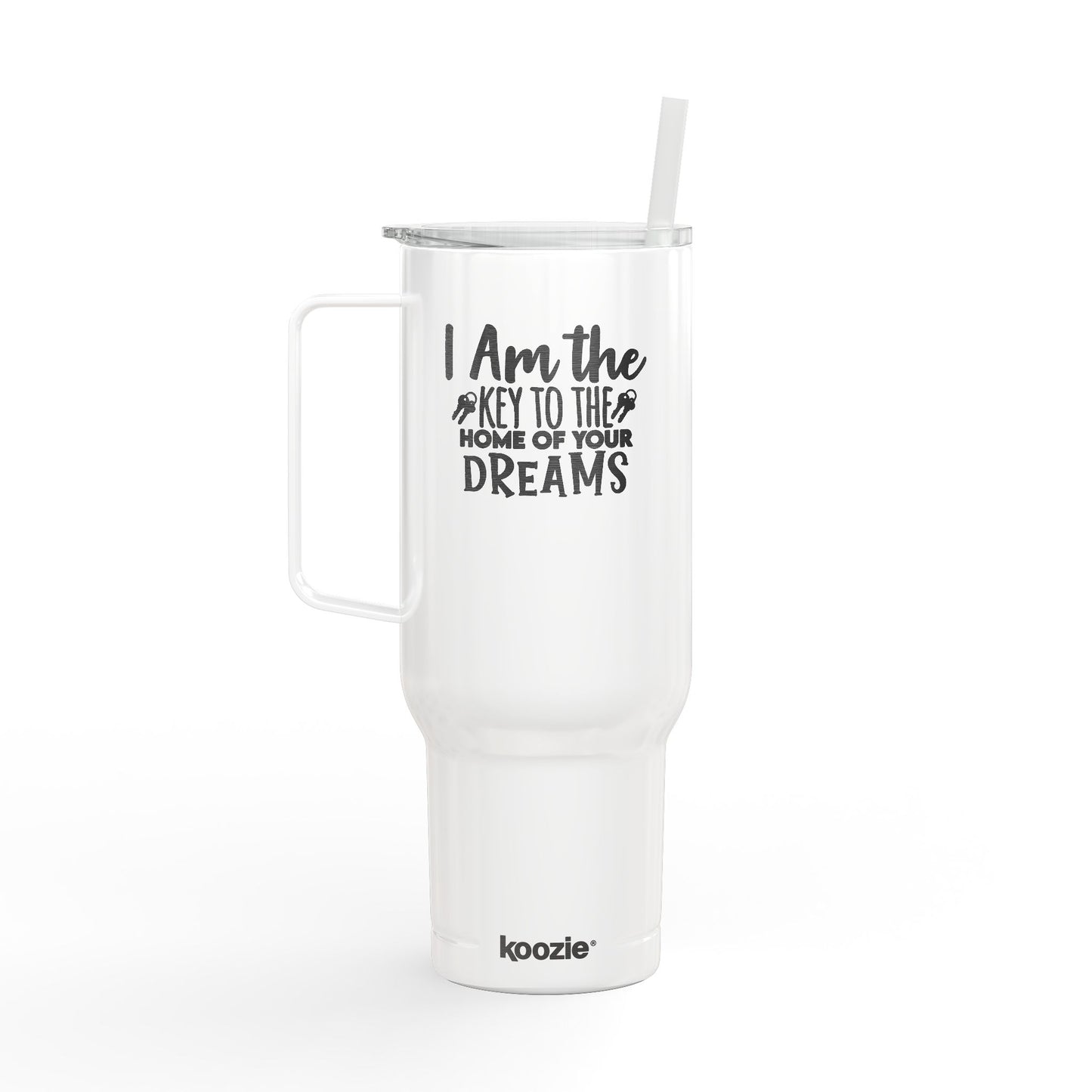 Key to the Home of Your Dreams Tumbler – 40 oz Stainless Steel Realtor Mug