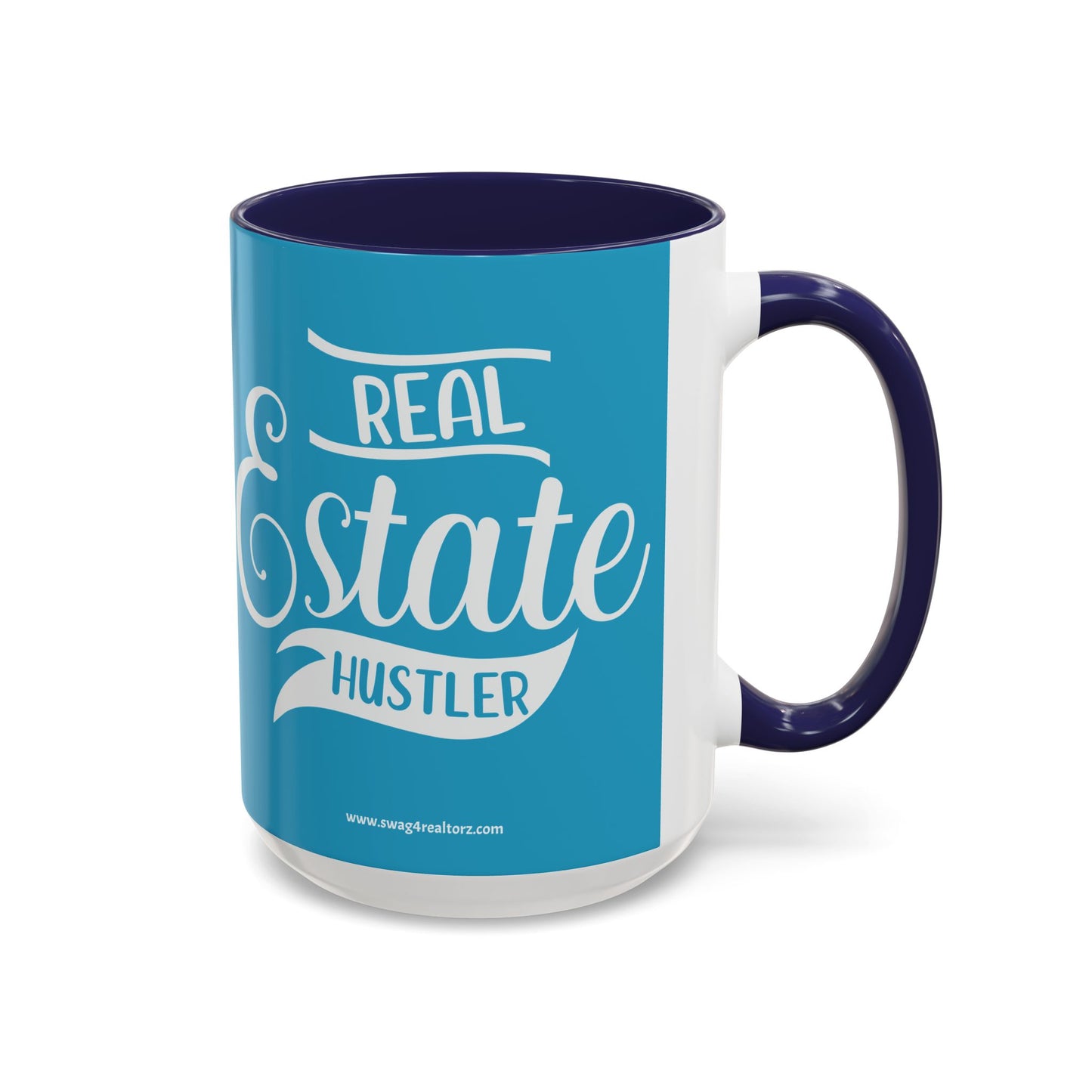 Real Estate Hustler Realtor Accent Coffee Mug (11, 15oz)