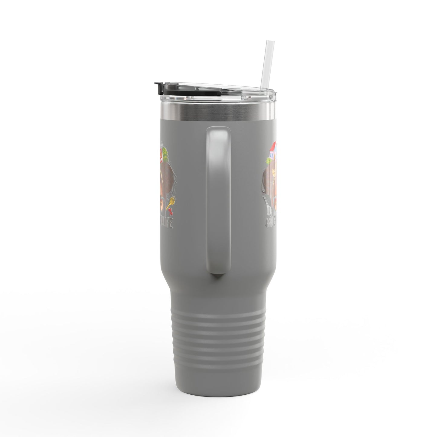 #REALTORLIFE 40oz Tumbler β The Messy Hair Hustle Cup πββοΈβπ‘