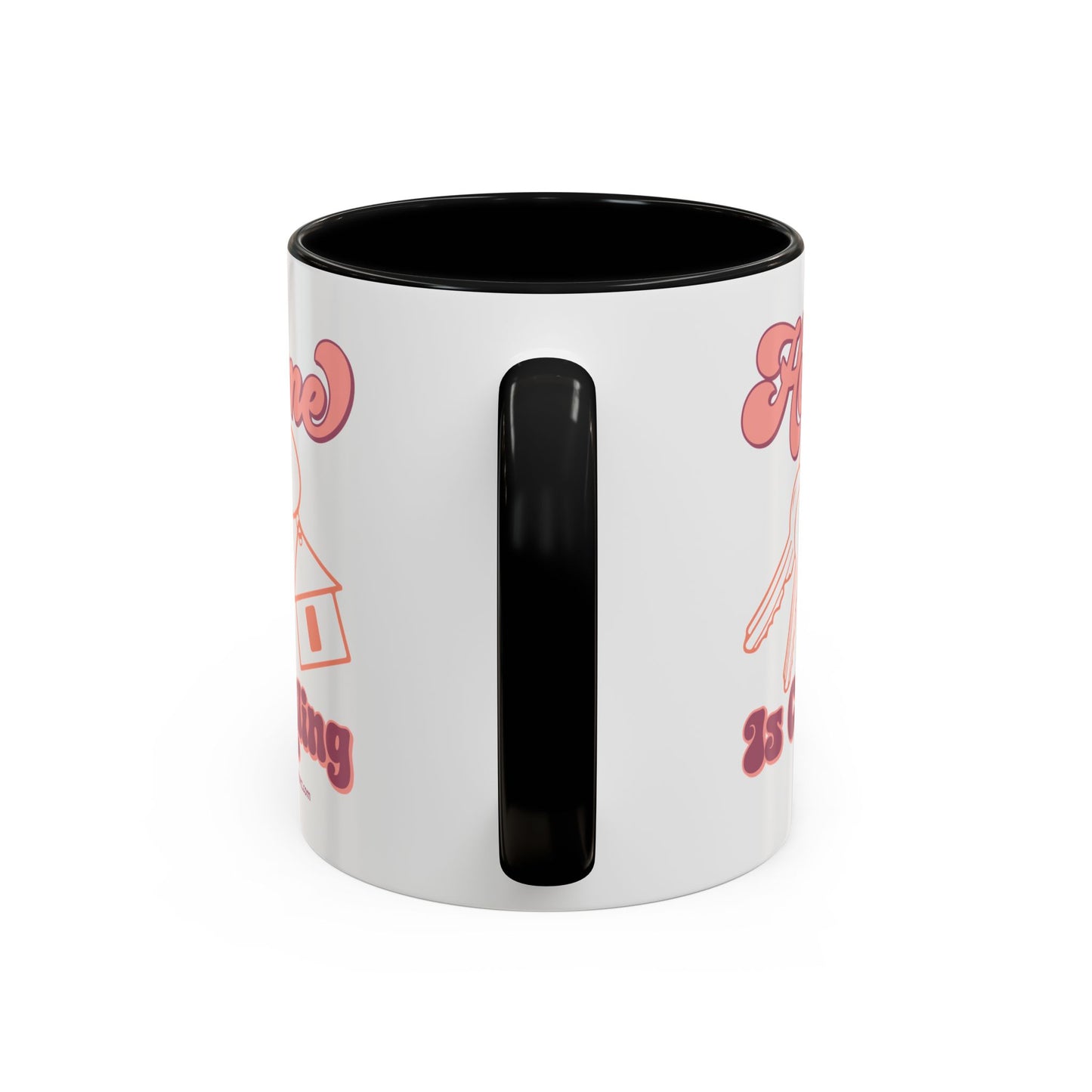 Home Is Calling Realtor Accent Coffee Mug (11, 15oz)
