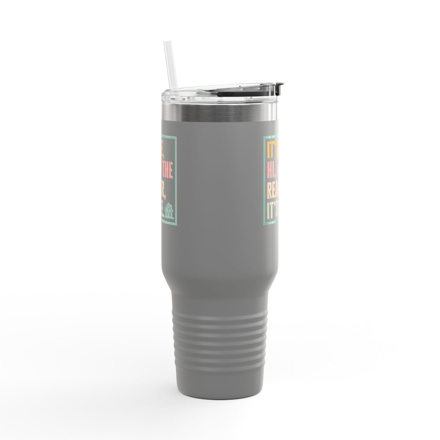 It’s Me. I’m the Realtor. Tumbler – 40 oz Stainless Steel Mug with Funny Pastel Text