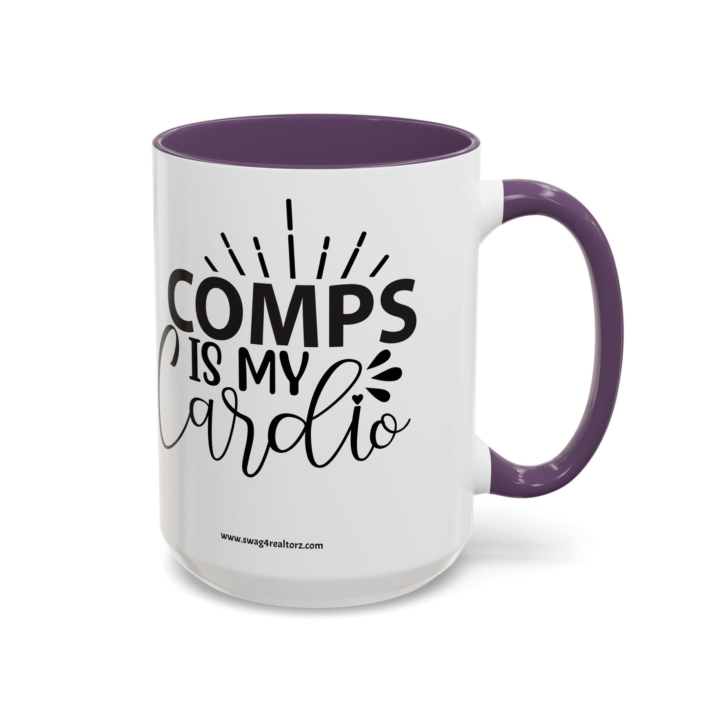 Comps Are My Cardo Realtor Accent Coffee Mug (11, 15oz)