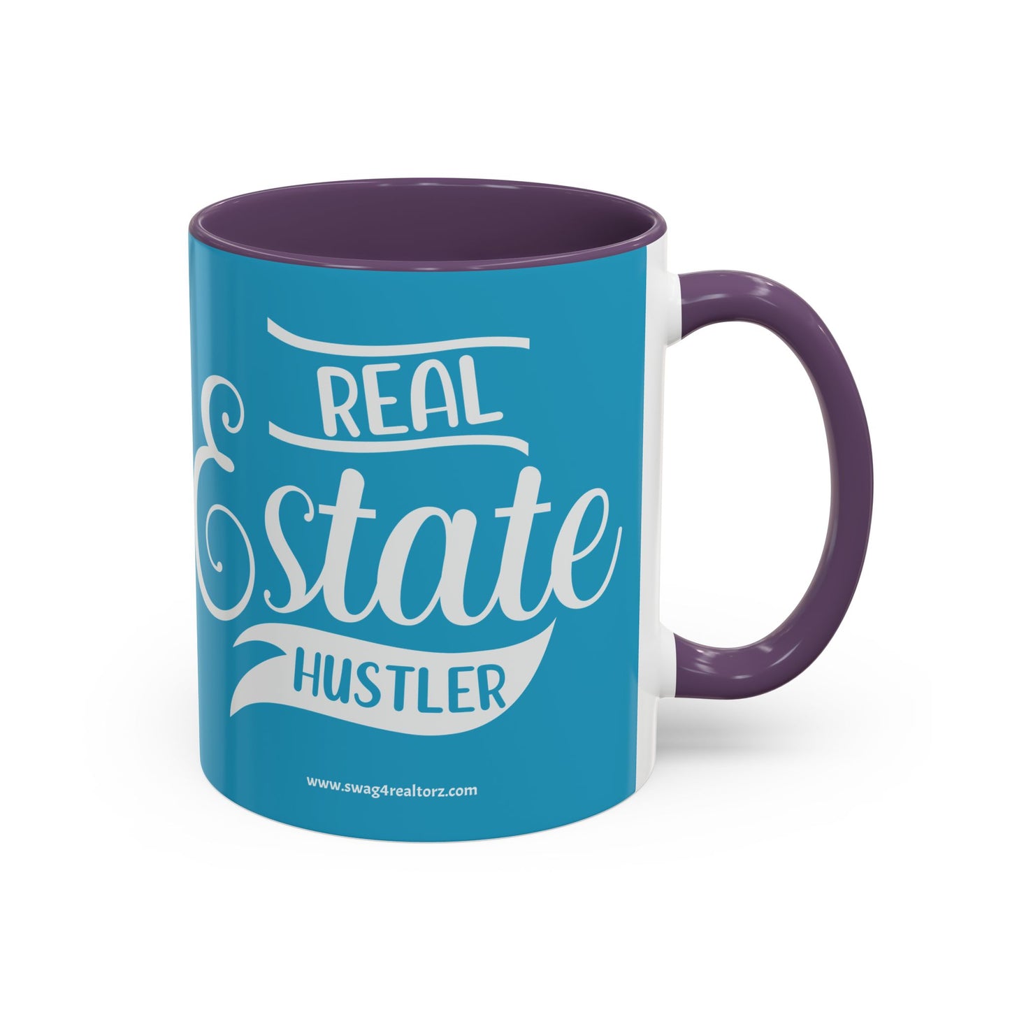 Real Estate Hustler Realtor Accent Coffee Mug (11, 15oz)