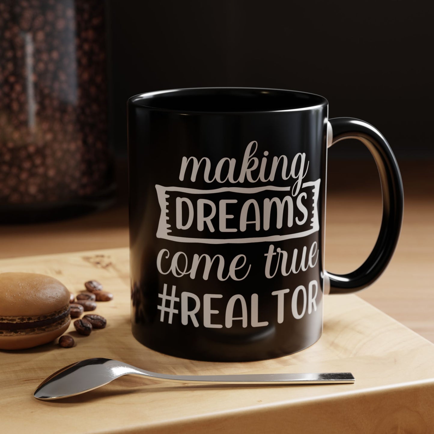 Making Dreams Come True Realtor Accent Coffee Mug (11, 15oz)