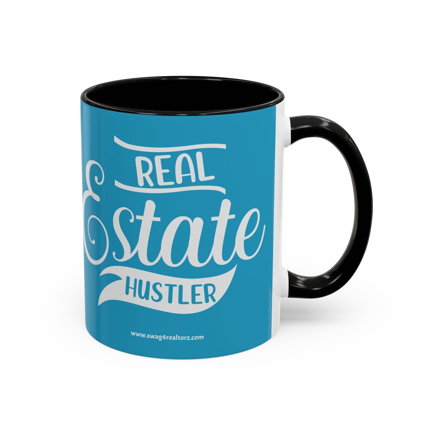 Real Estate Hustler Realtor Accent Coffee Mug (11, 15oz)