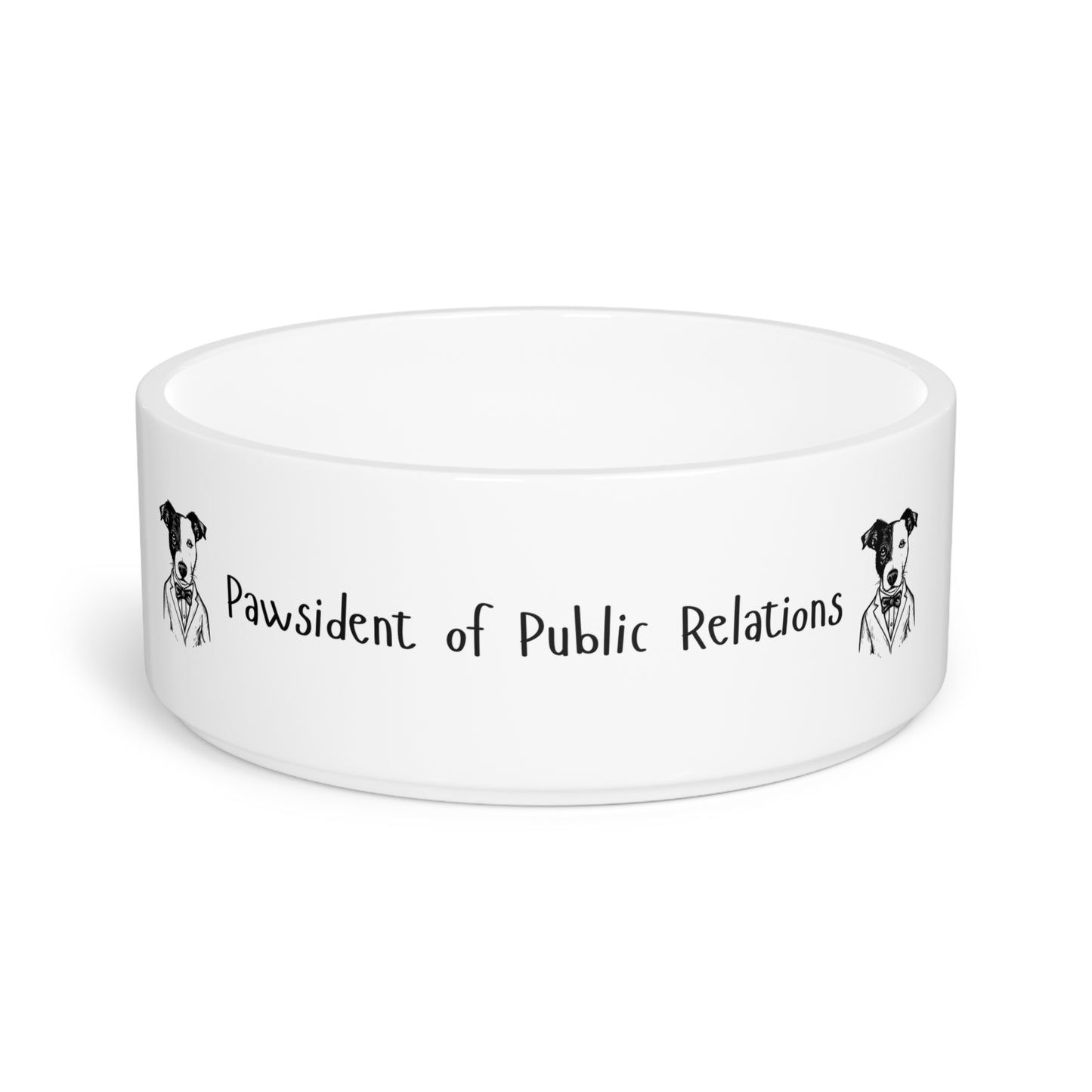 Pawsident of Public Relations – Realtor Dog Bowl for Your Top Spokespaw