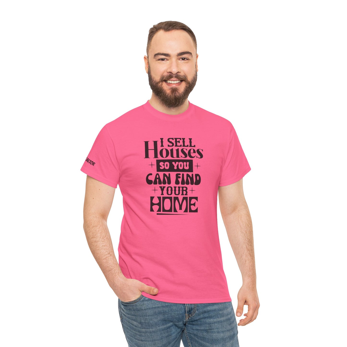 I Sell Houses Unisex Heavy Cotton Tee - Perfect Gift for Real Estate Agents!