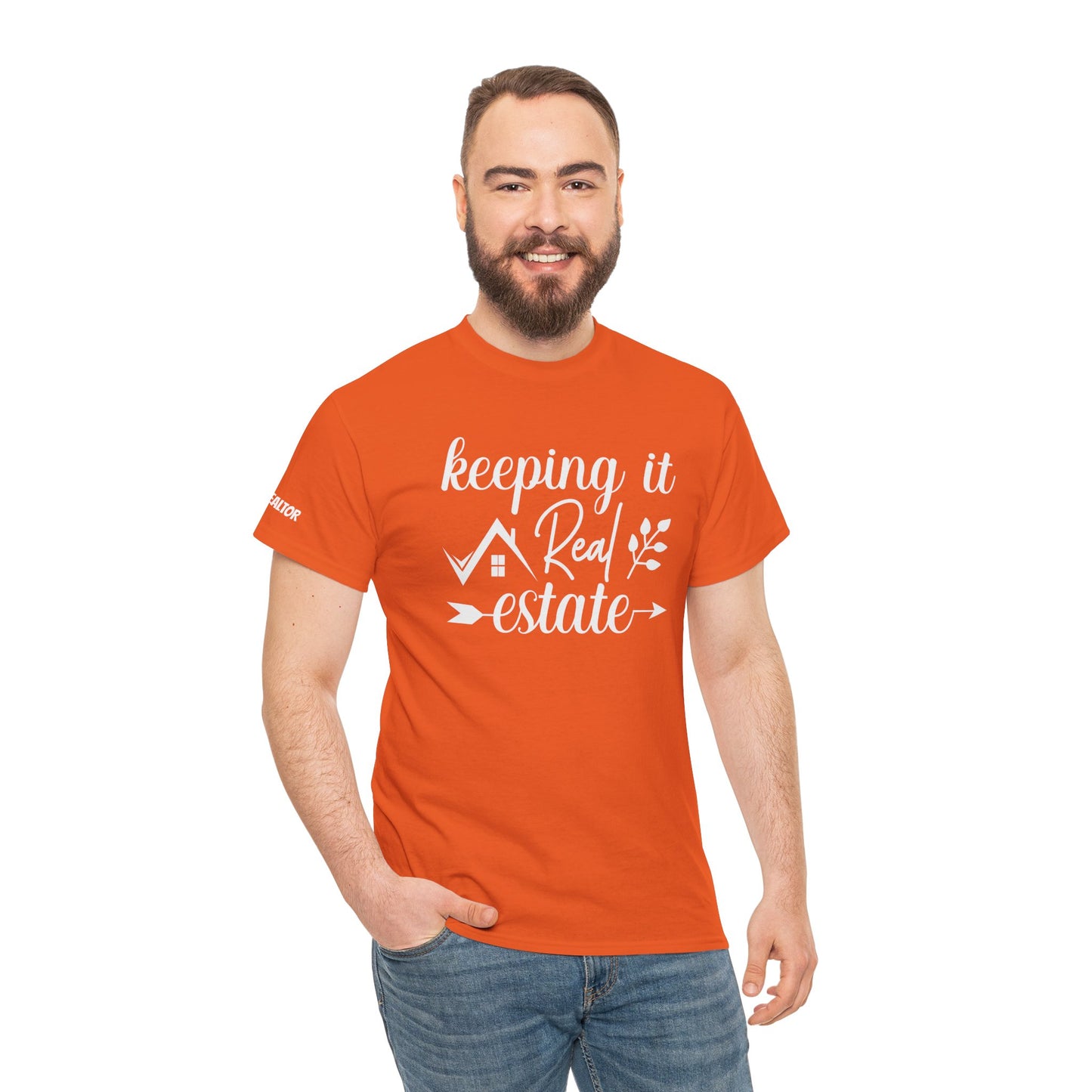 Keeping It Real Estate Unisex Heavy Cotton Tee