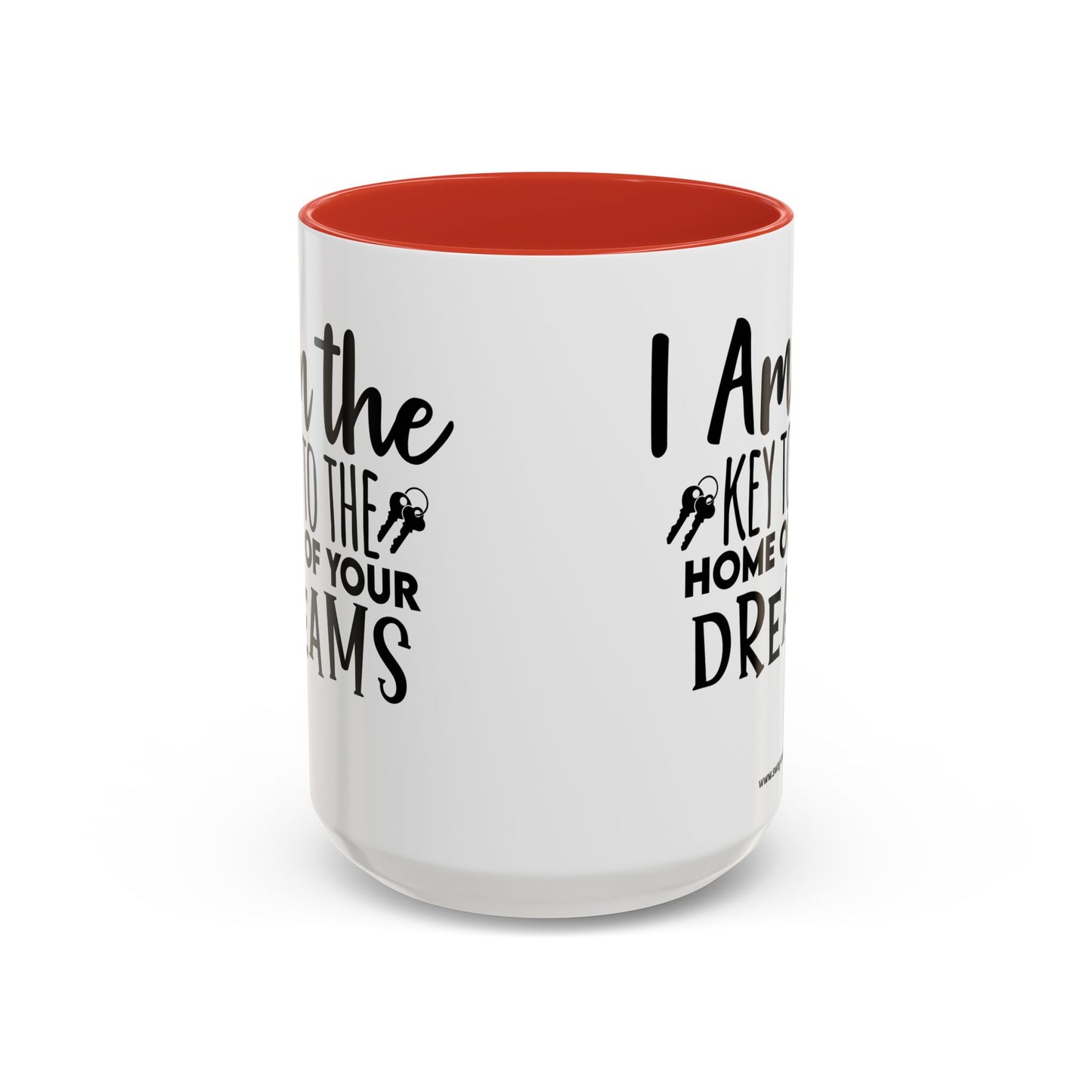 I Am The Key Realtor Accent Coffee Mug (11, 15oz)
