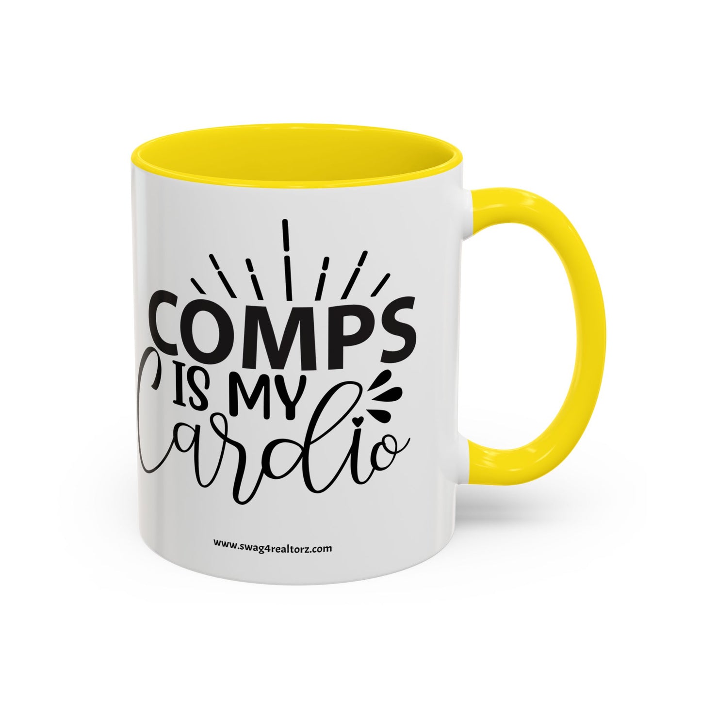 Comps Are My Cardo Realtor Accent Coffee Mug (11, 15oz)