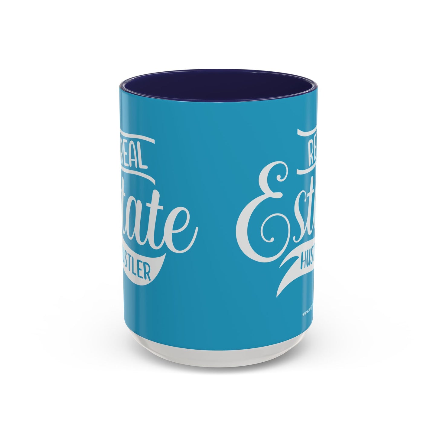 Real Estate Hustler Realtor Accent Coffee Mug (11, 15oz)