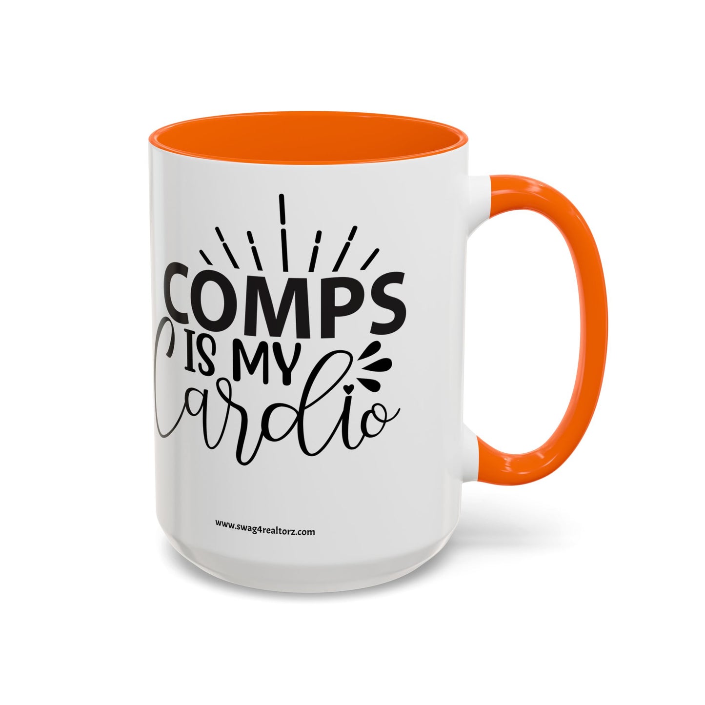 Comps Are My Cardo Realtor Accent Coffee Mug (11, 15oz)