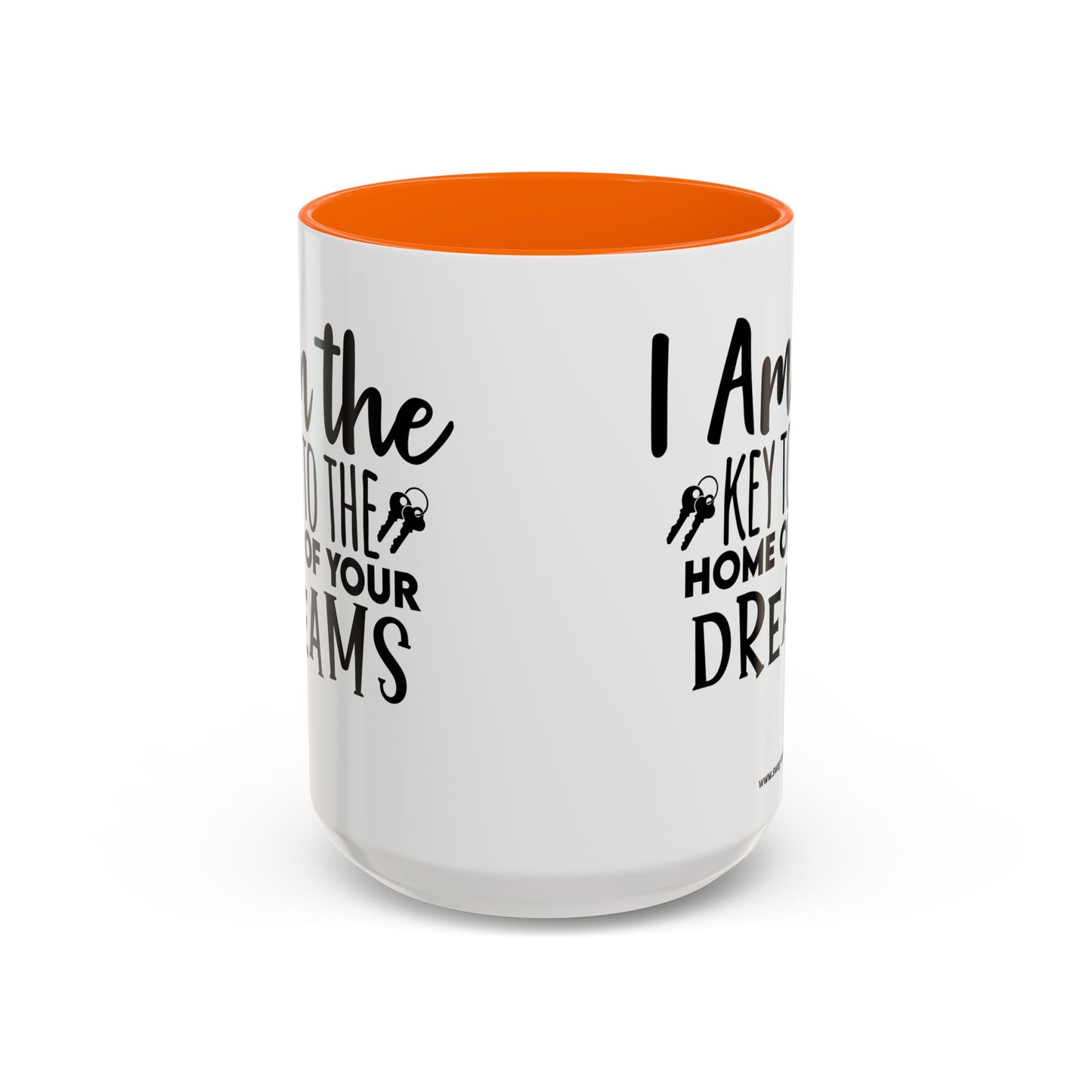 I Am The Key Realtor Accent Coffee Mug (11, 15oz)