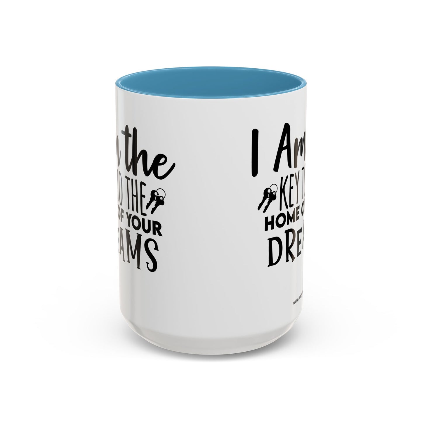 I Am The Key Realtor Accent Coffee Mug (11, 15oz)