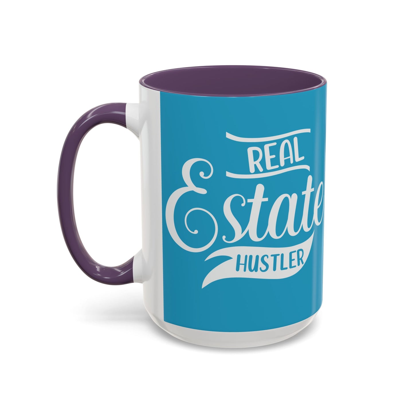 Real Estate Hustler Realtor Accent Coffee Mug (11, 15oz)