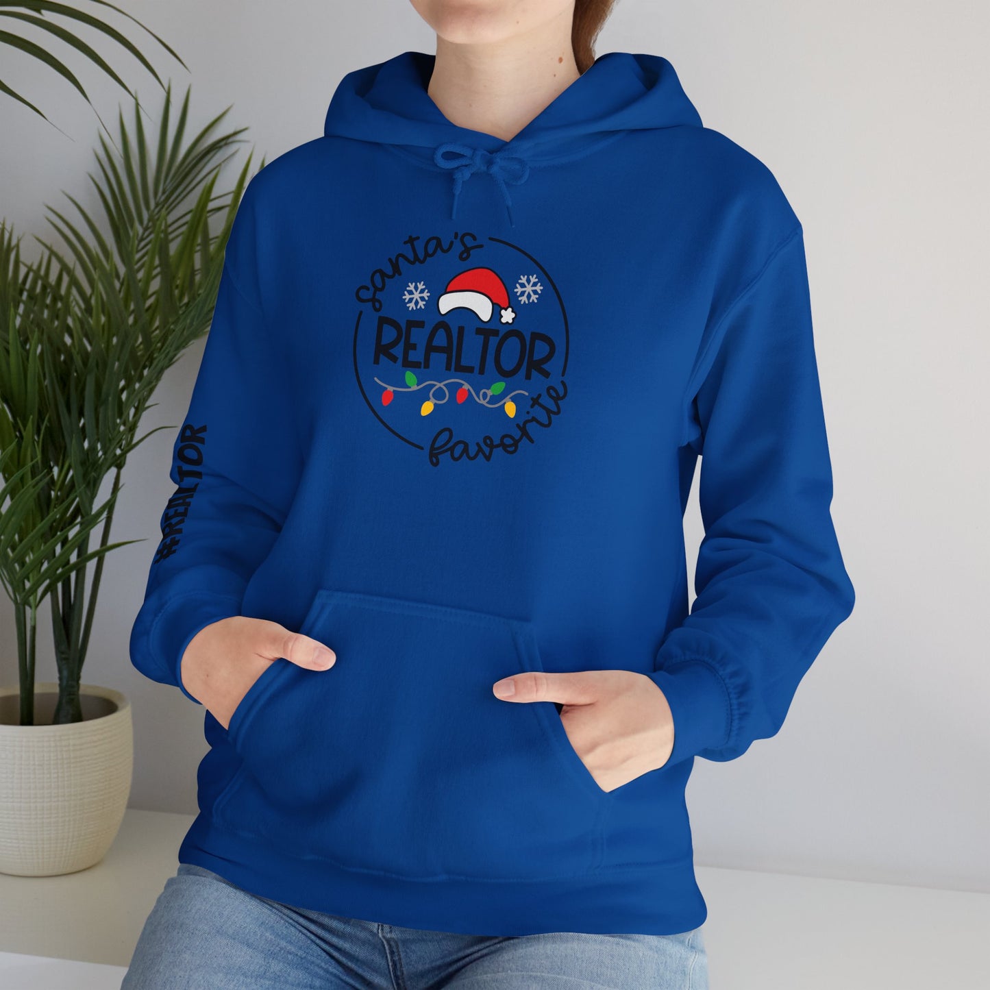 🎅 Santa’s Favorite Realtor Hoodie – Sleigh Listings in Style