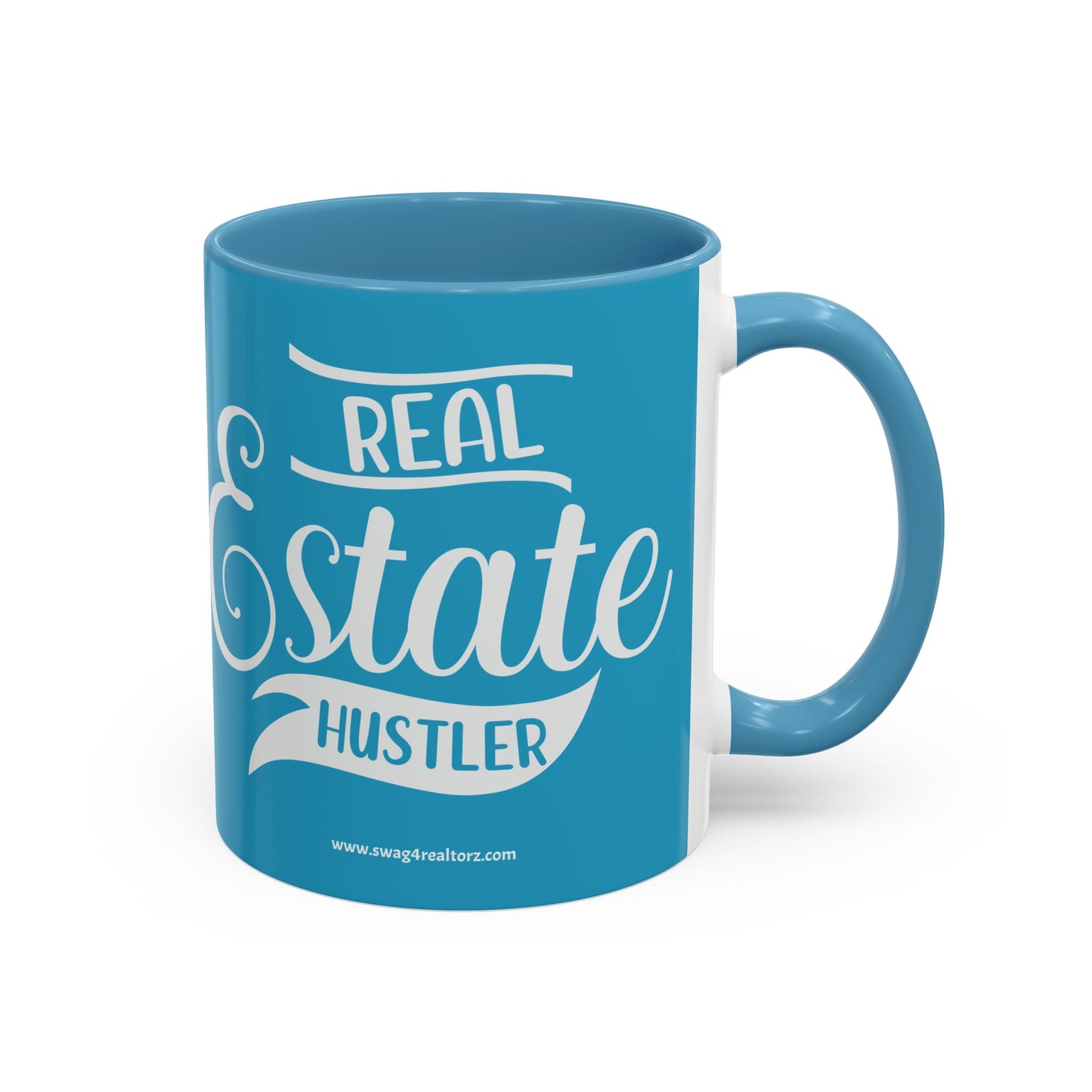 Real Estate Hustler Realtor Accent Coffee Mug (11, 15oz)