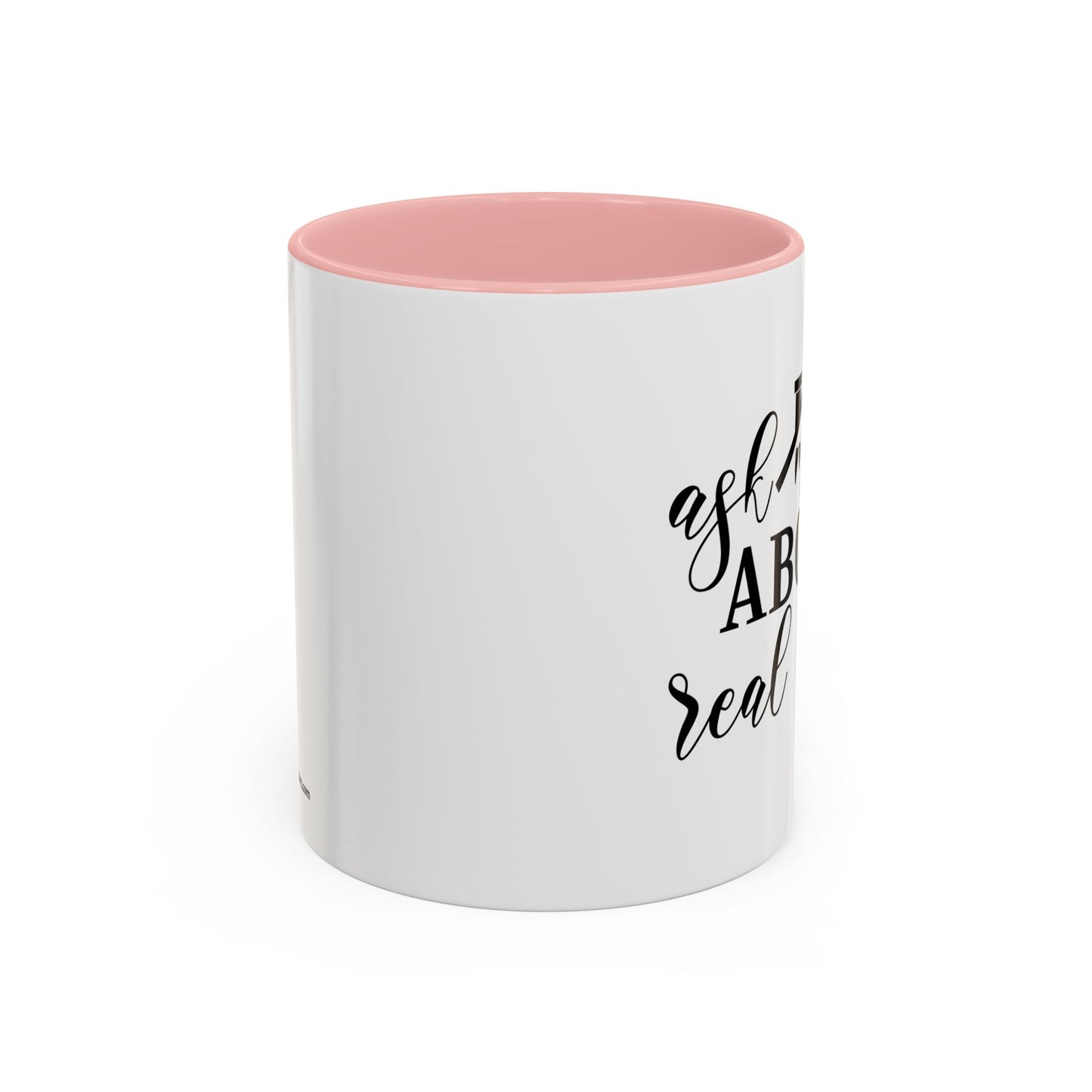 Ask Me About Real Estate Realtor Accent Coffee Mug (11, 15oz)