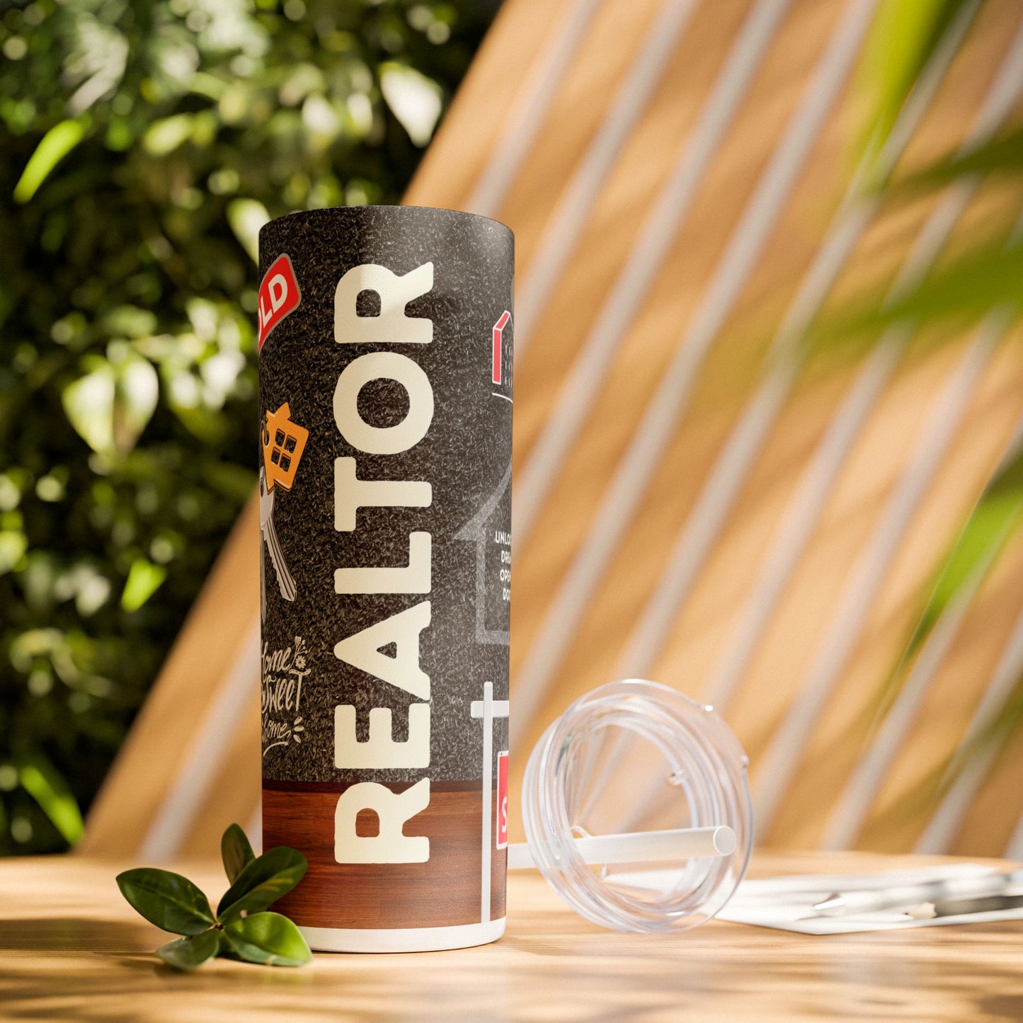 Realtor Tumbler 20oz – Unlocking Dreams, Opening Doors Wrap Design