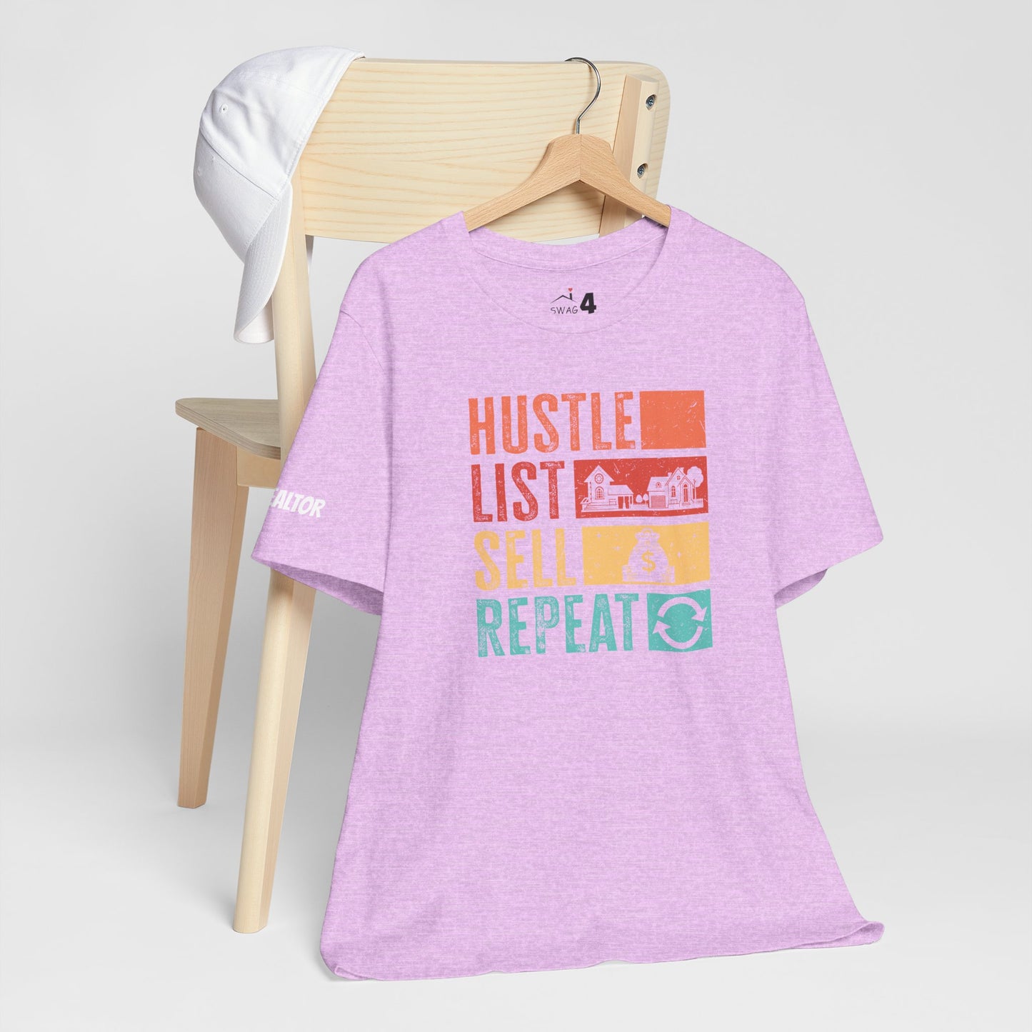 π‘ Hustle. List. Sell. Repeat. β The Official Realtor Mantra Tee! π‘