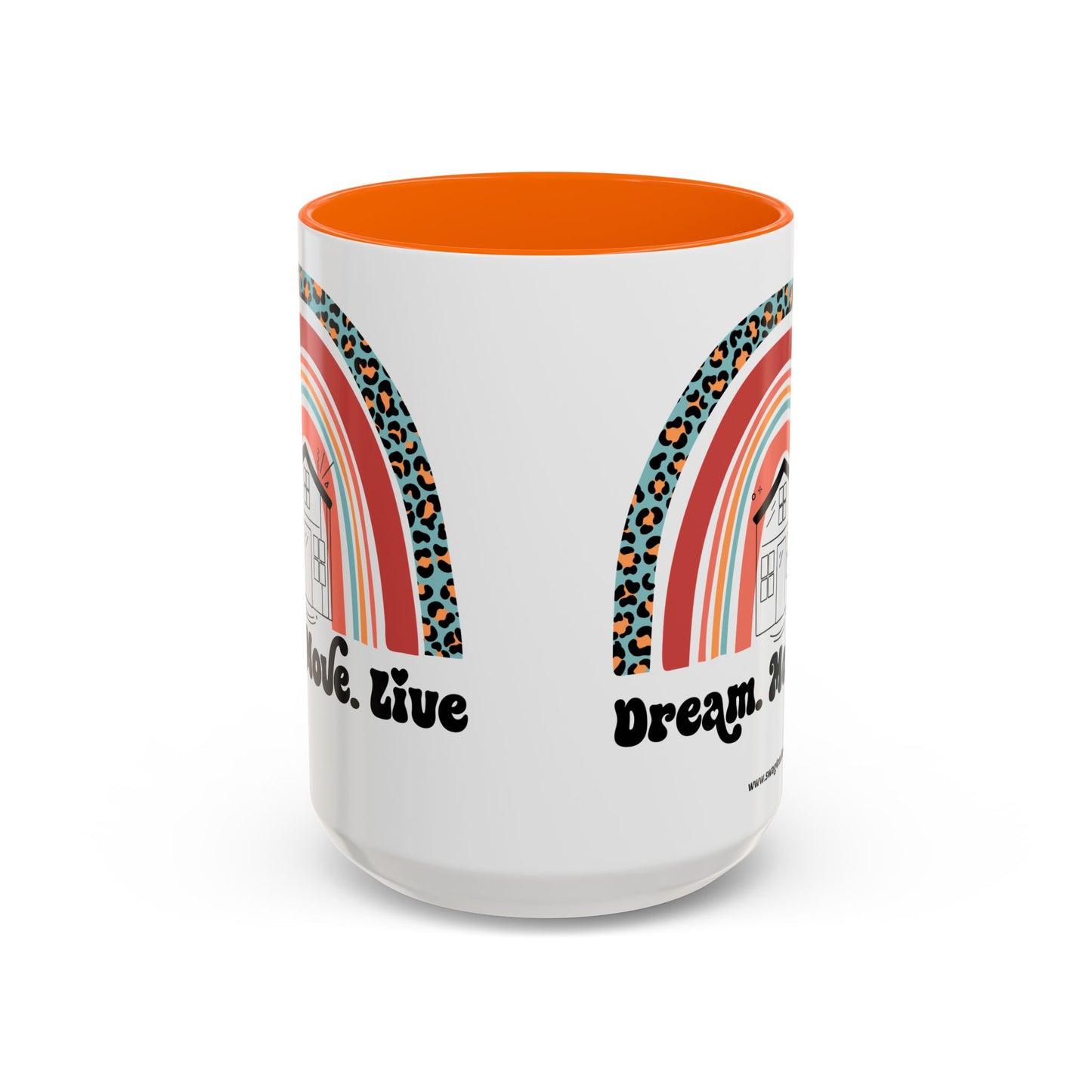 Dream Move Live Realtor Accent Coffee Mug (11, 15oz)