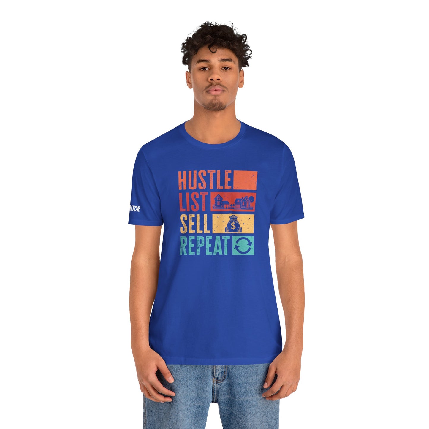 π‘ Hustle. List. Sell. Repeat. β The Official Realtor Mantra Tee! π‘