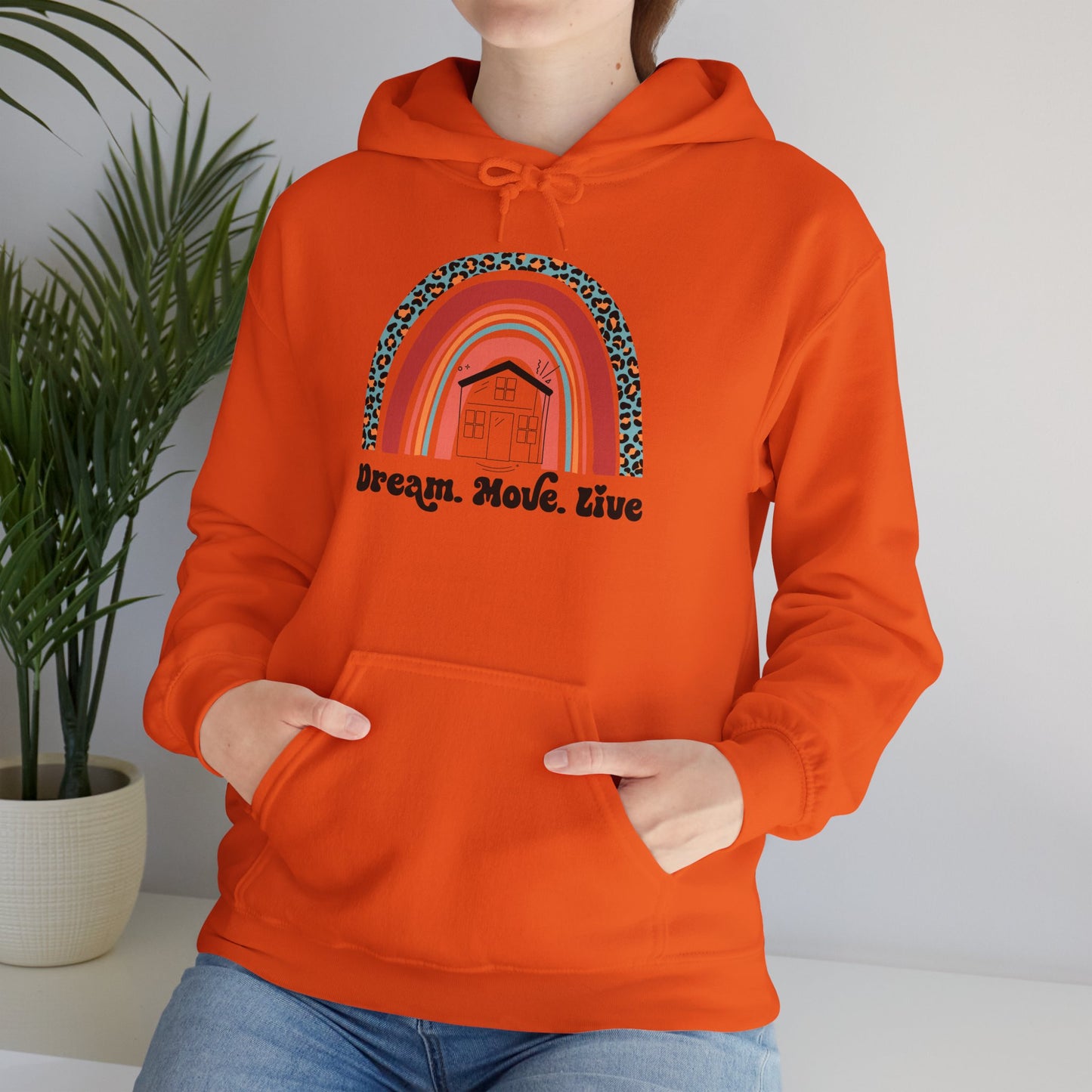 π‘ Dream. Move. Live. Hoodie β Because Finding Homes is an Art! π‘