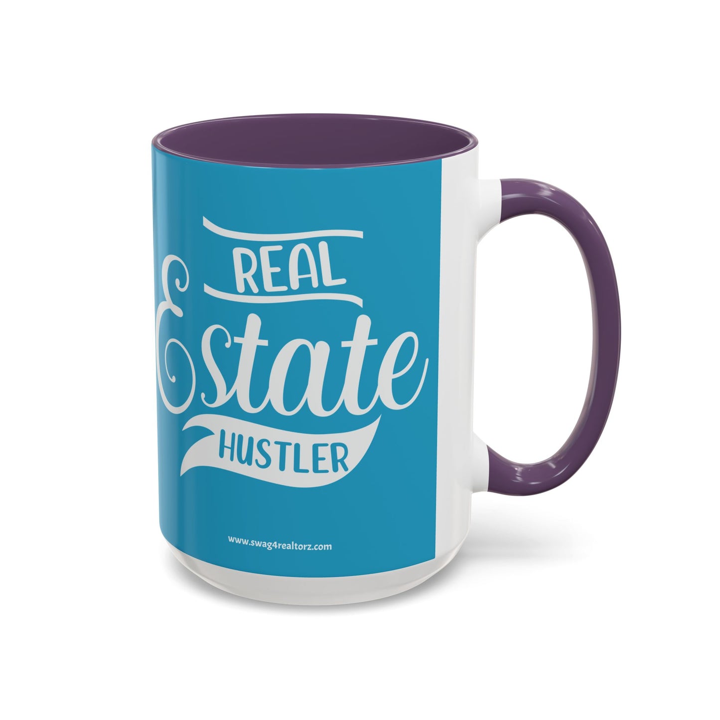 Real Estate Hustler Realtor Accent Coffee Mug (11, 15oz)