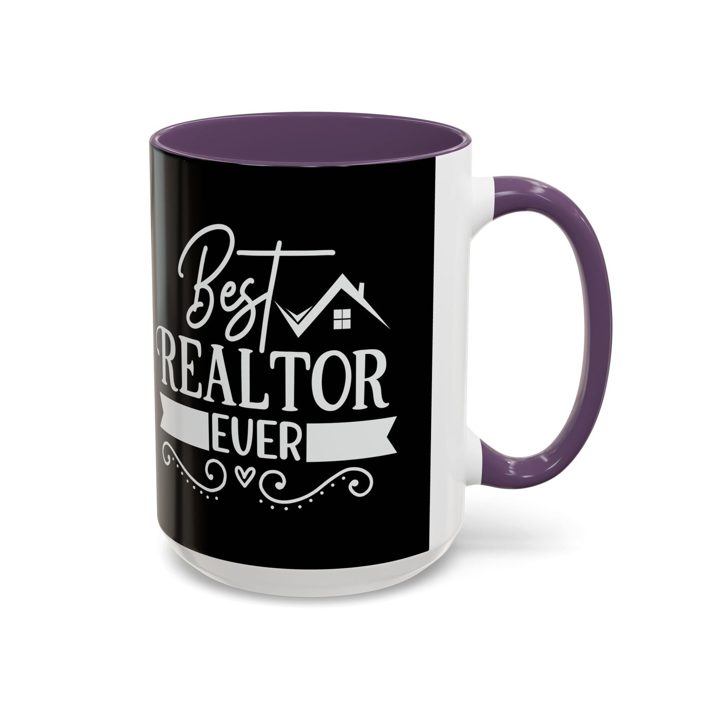 Best Realtor Ever Accent Coffee Mug (11, 15oz)