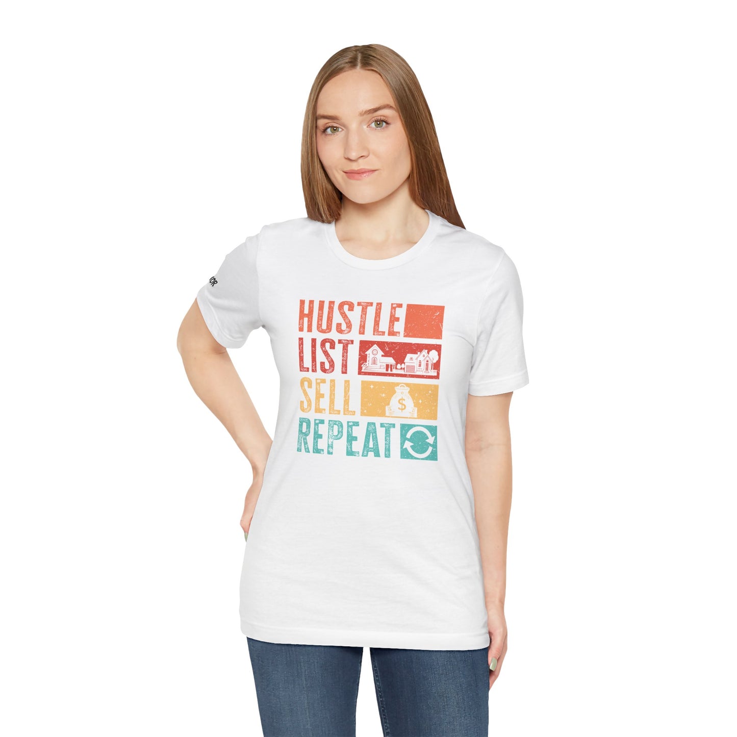 π‘ Hustle. List. Sell. Repeat. β The Official Realtor Mantra Tee! π‘