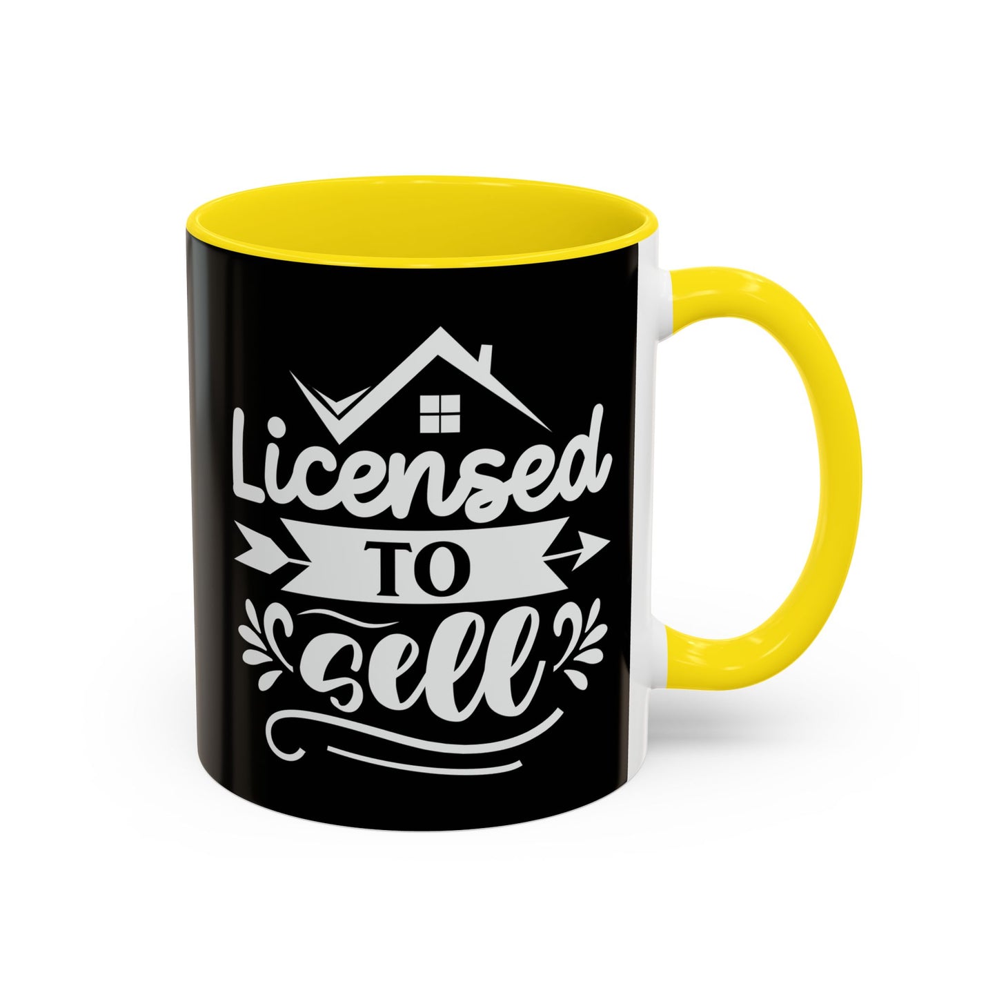 Licensed To Sell Realtor Accent Coffee Mug (11, 15oz)