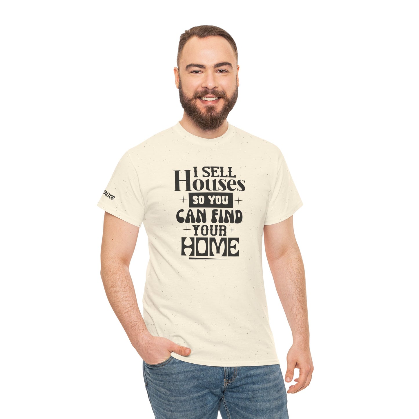 I Sell Houses Unisex Heavy Cotton Tee - Perfect Gift for Real Estate Agents!