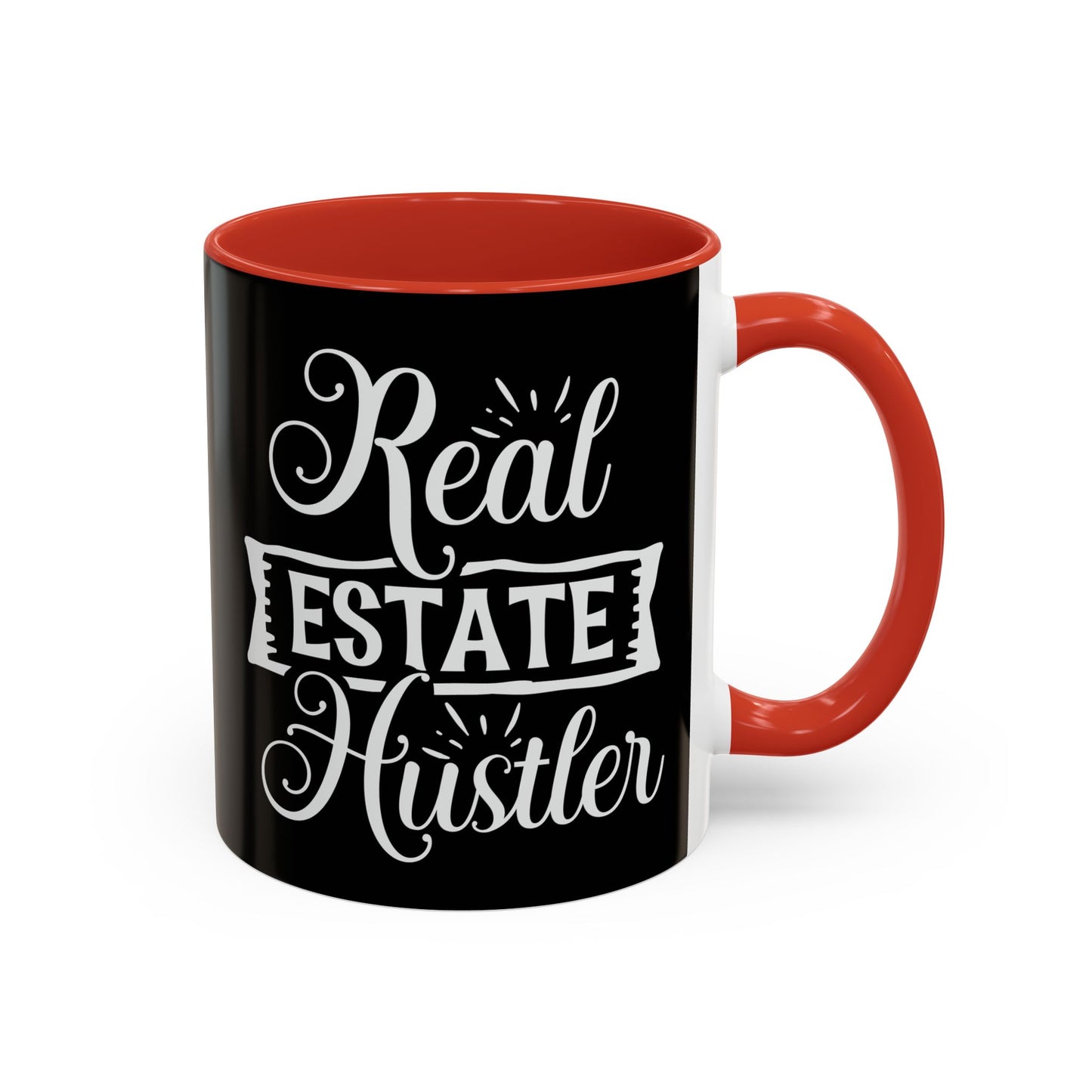 Real Estate Hustler realtor Accent Coffee Mug (11, 15oz)