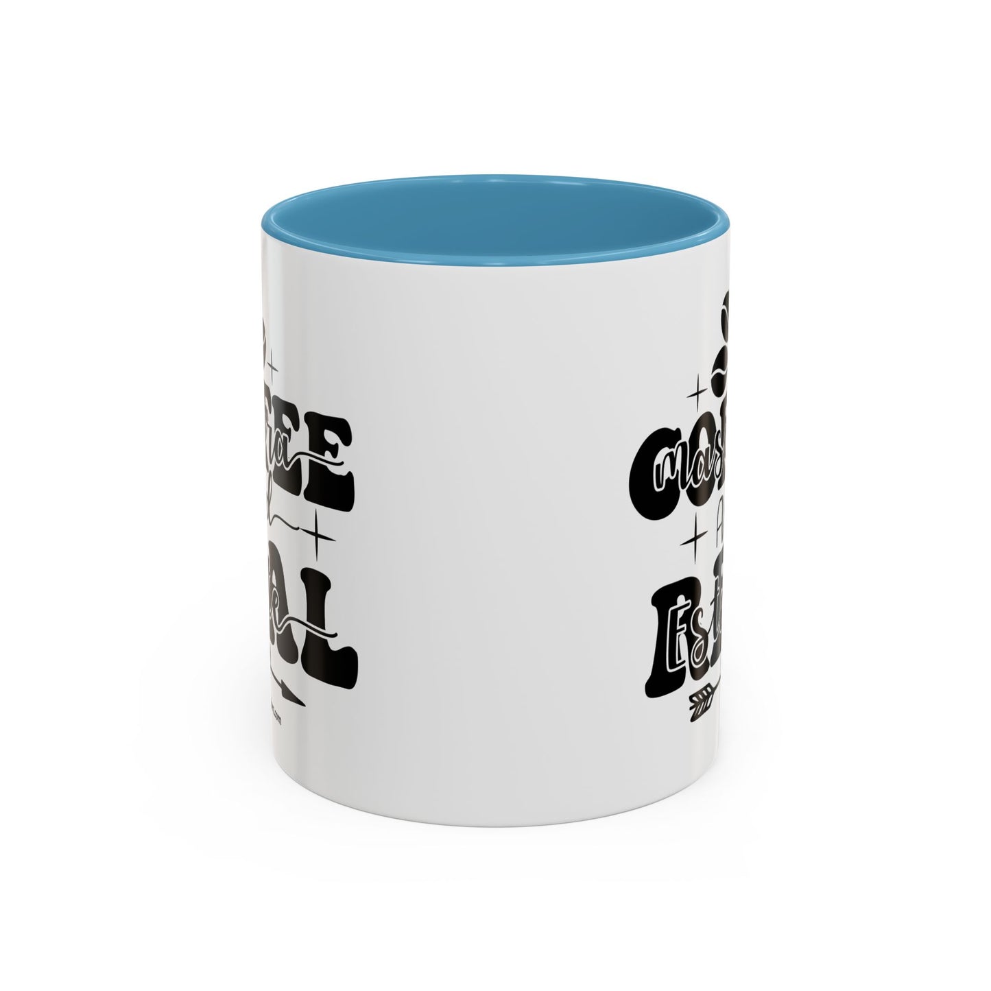 Coffee Mascara And Real Estate Realtor Accent Coffee Mug (11, 15oz)