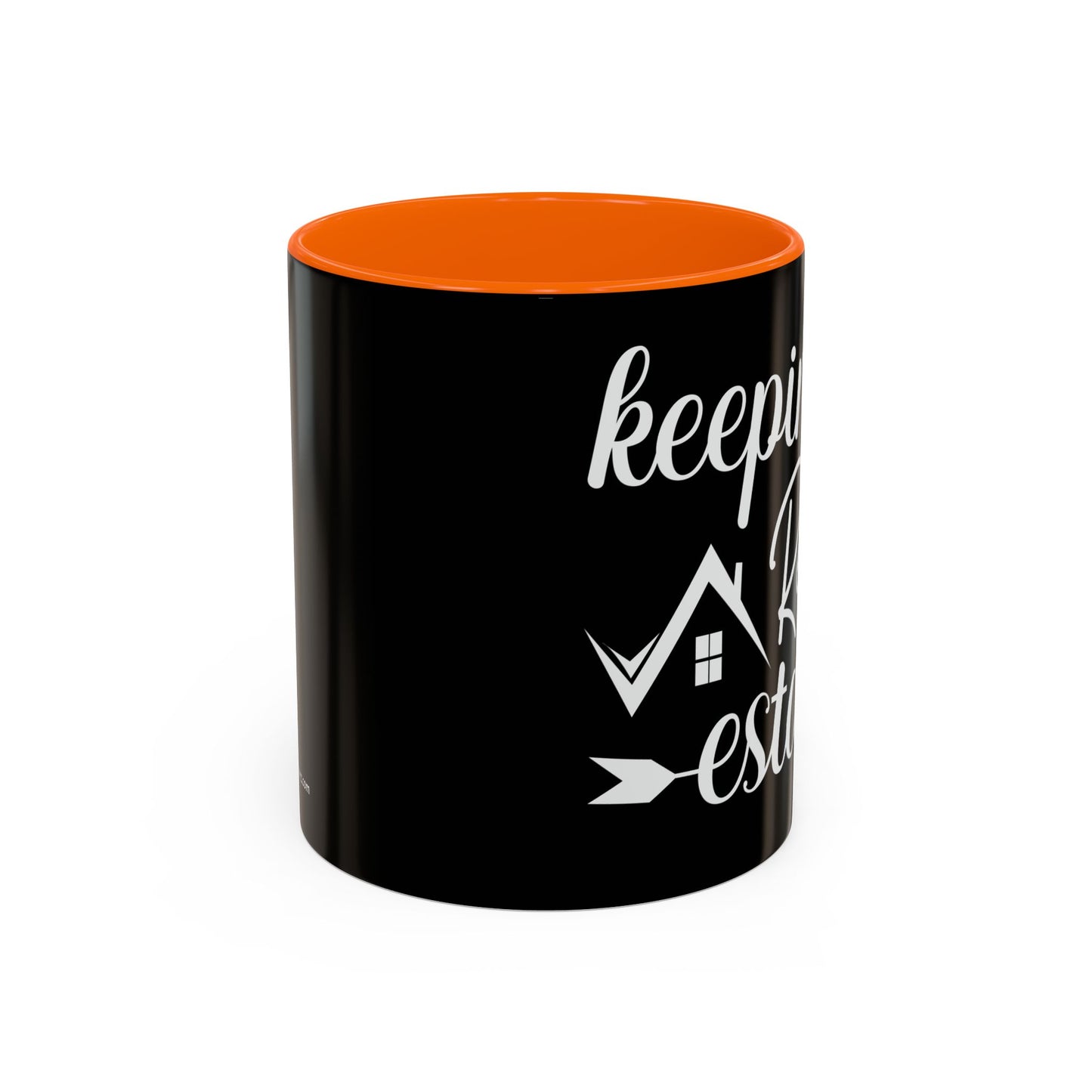 Keeping It Real Estate Realtor Accent Coffee Mug (11, 15oz)